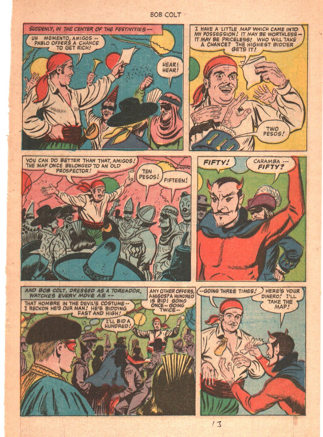 Read online Bob Colt Western comic -  Issue #4 - 13