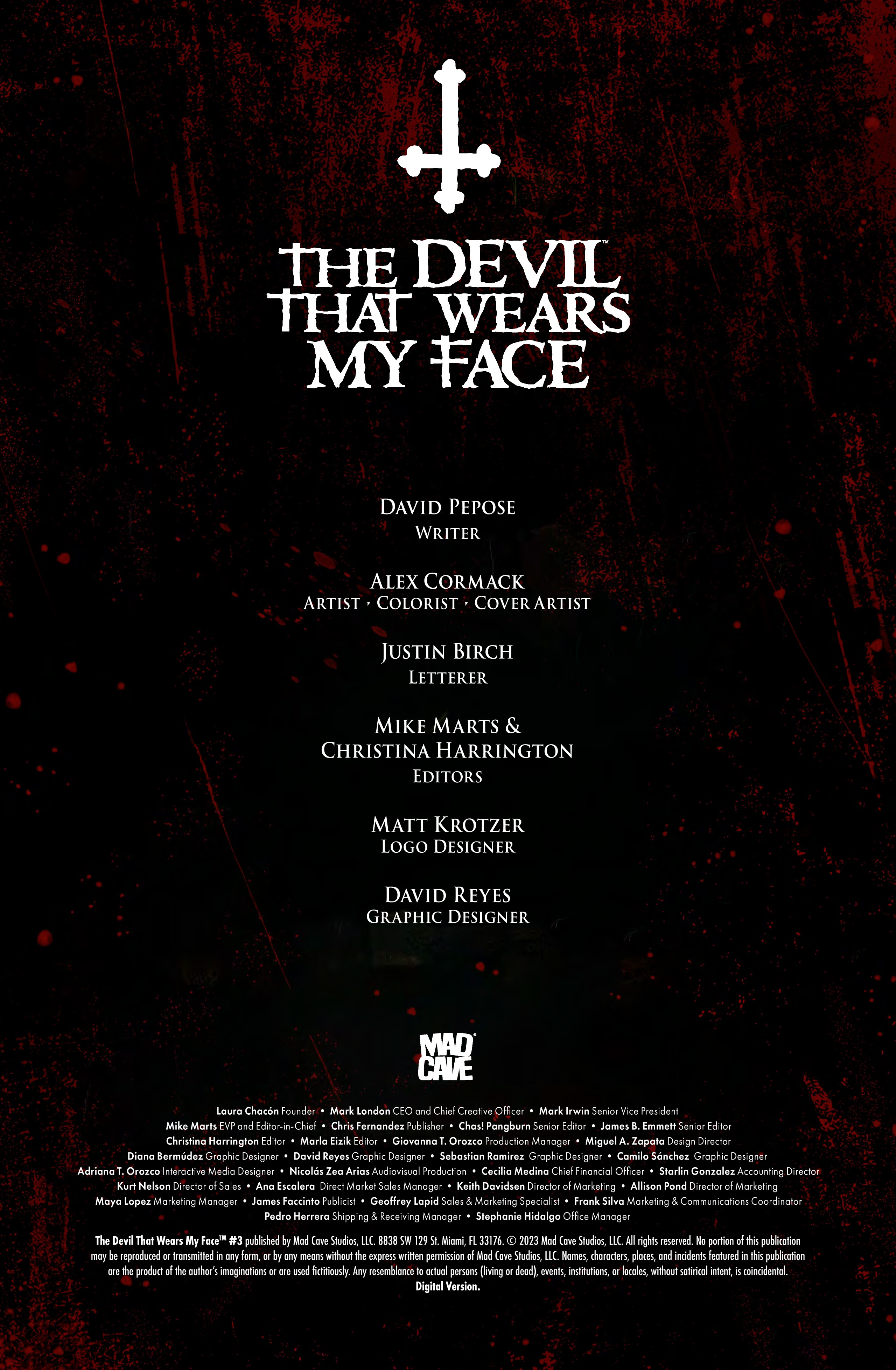 Read online The Devil That Wears My Face comic -  Issue #3 - 2