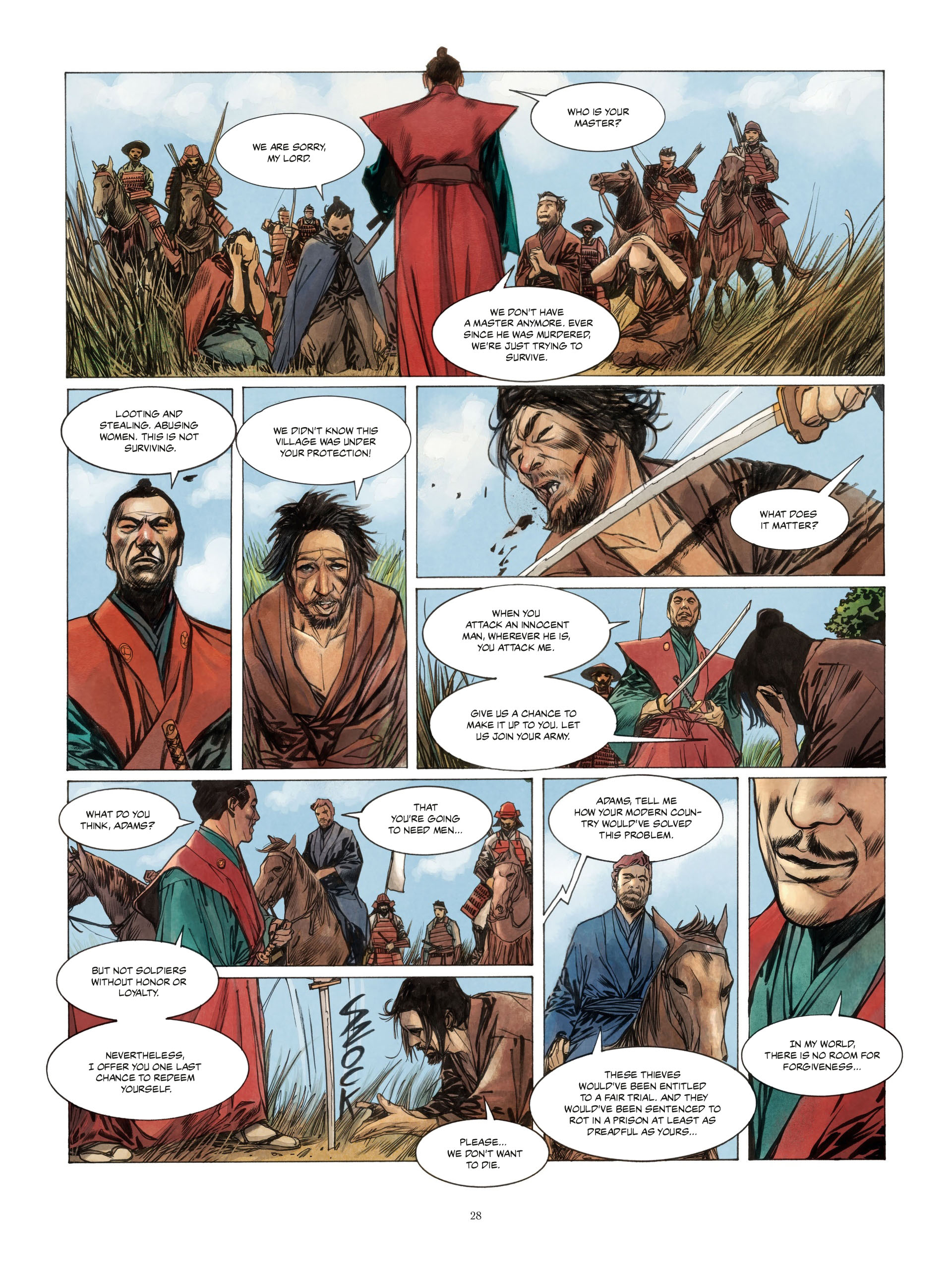 Read online William Adams, Samuraj comic -  Issue #2 - 28