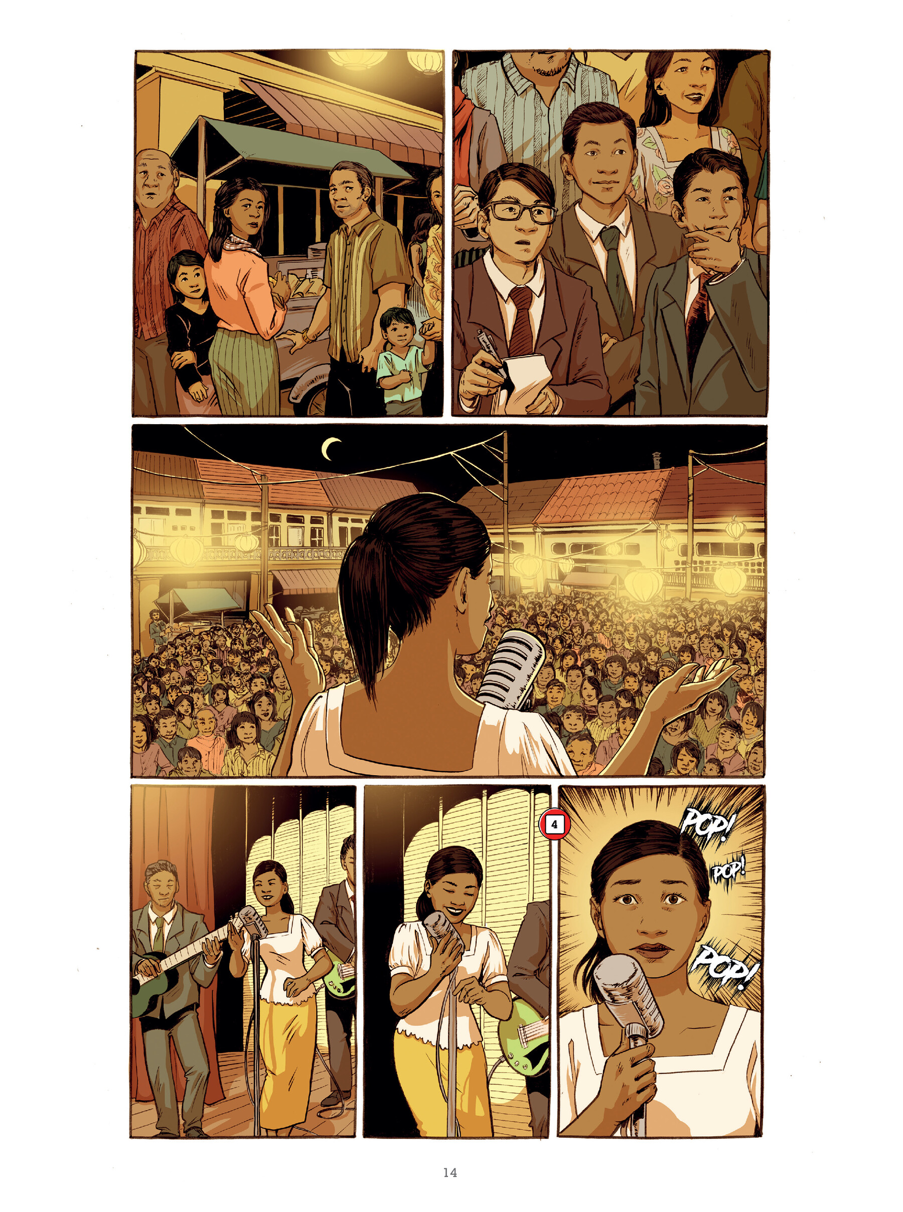 Read online The Golden Voice: The Ballad of Cambodian Rock's Lost Queen comic -  Issue # TPB (Part 1) - 13