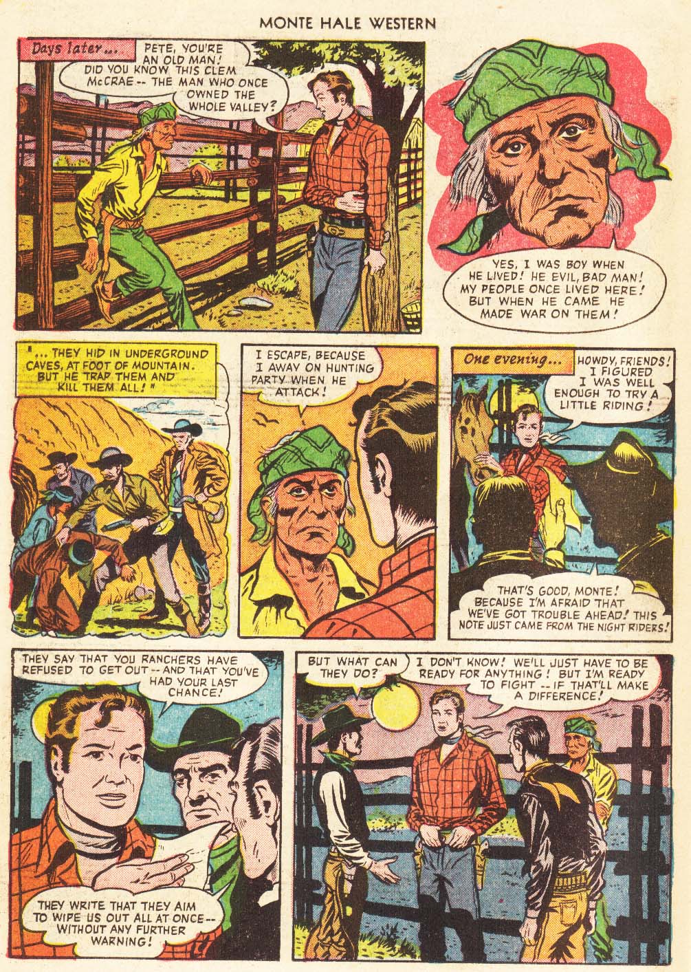 Read online Monte Hale Western comic -  Issue #56 - 29