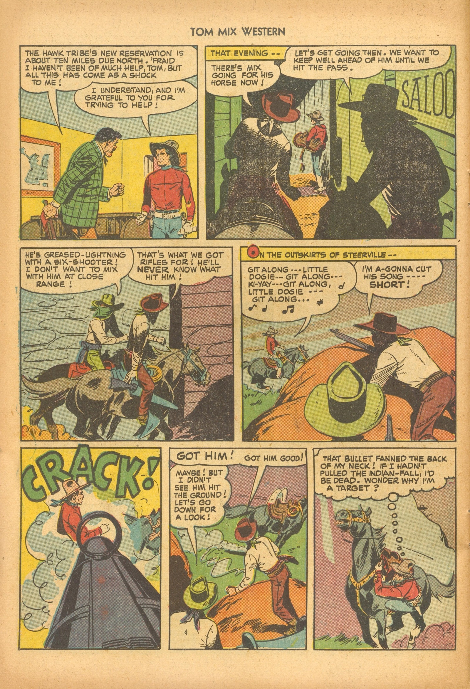 Read online Tom Mix Western (1948) comic -  Issue #46 - 26