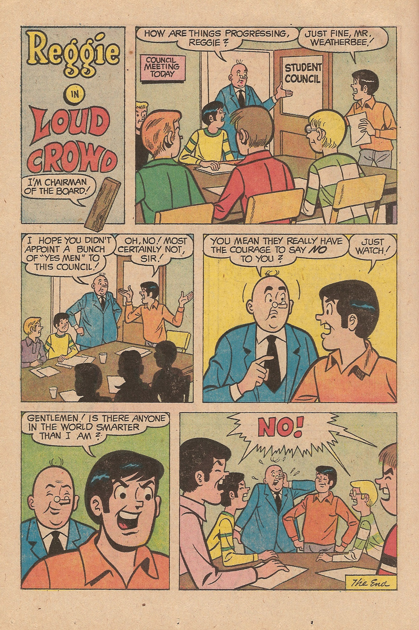 Read online Reggie's Wise Guy Jokes comic -  Issue #25 - 14