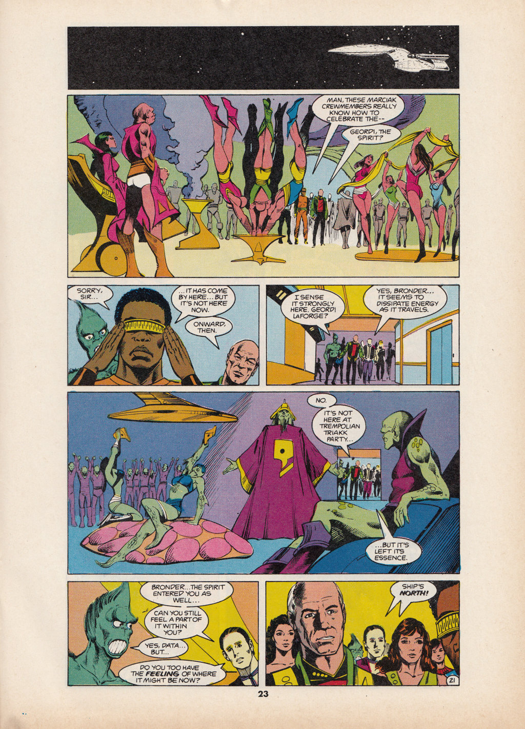 Read online Star Trek The Next Generation (1990) comic -  Issue #3 - 23