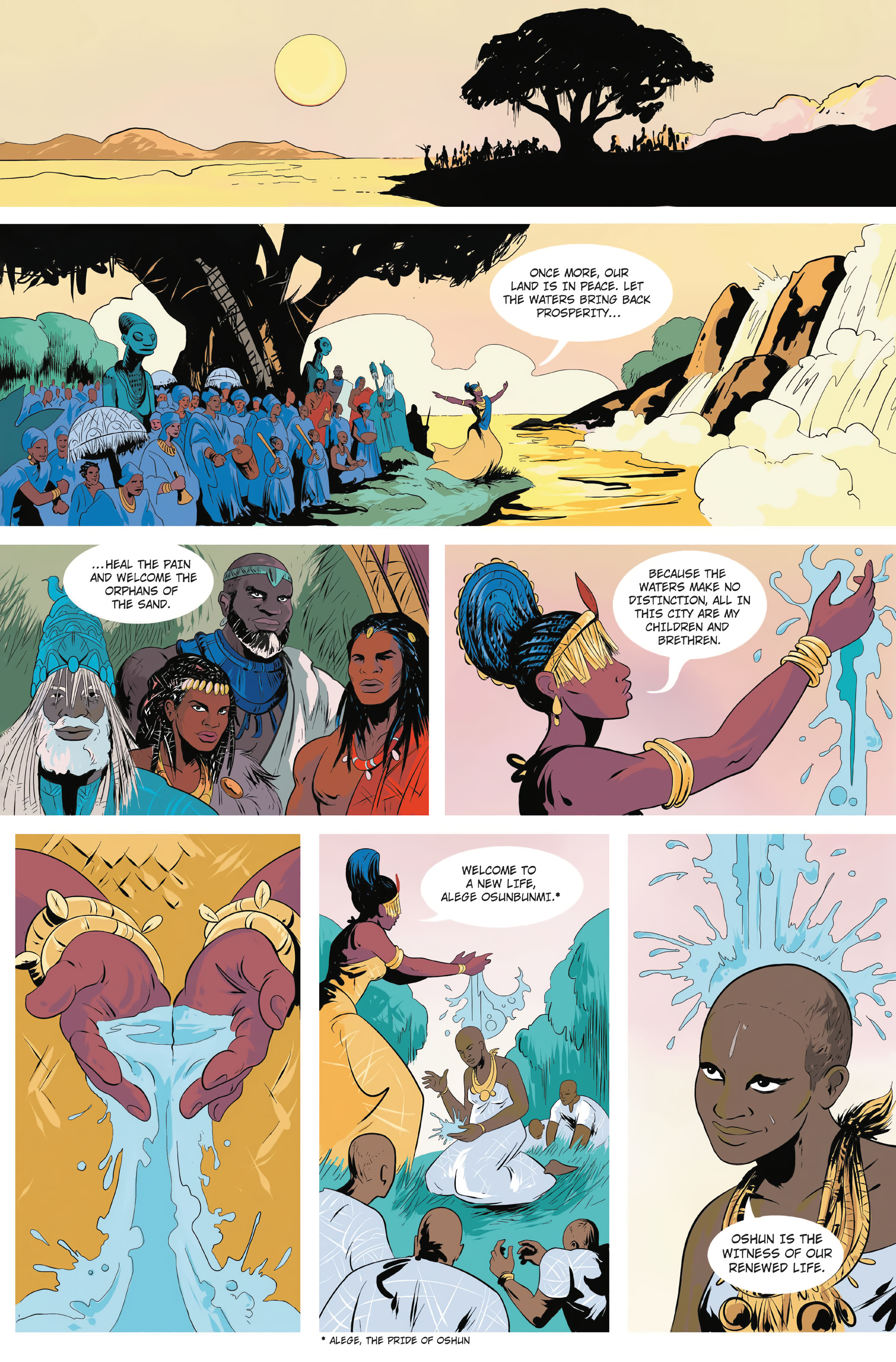 Read online Tales of the Orishas comic -  Issue # TPB - 87