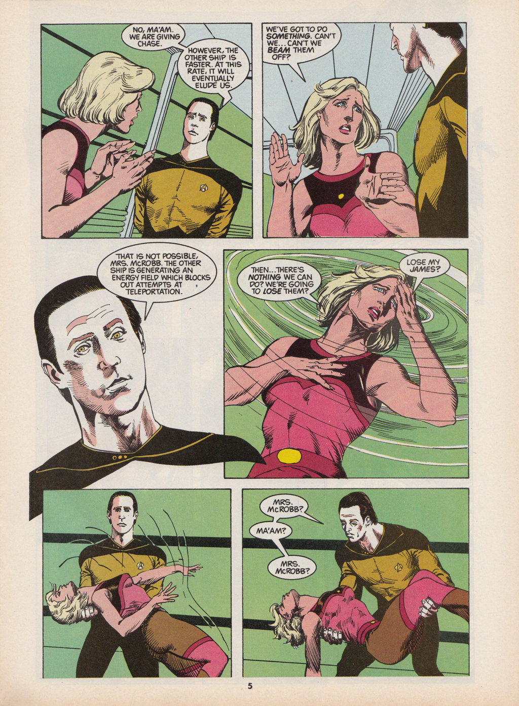 Read online Star Trek The Next Generation (1990) comic -  Issue #15 - 5