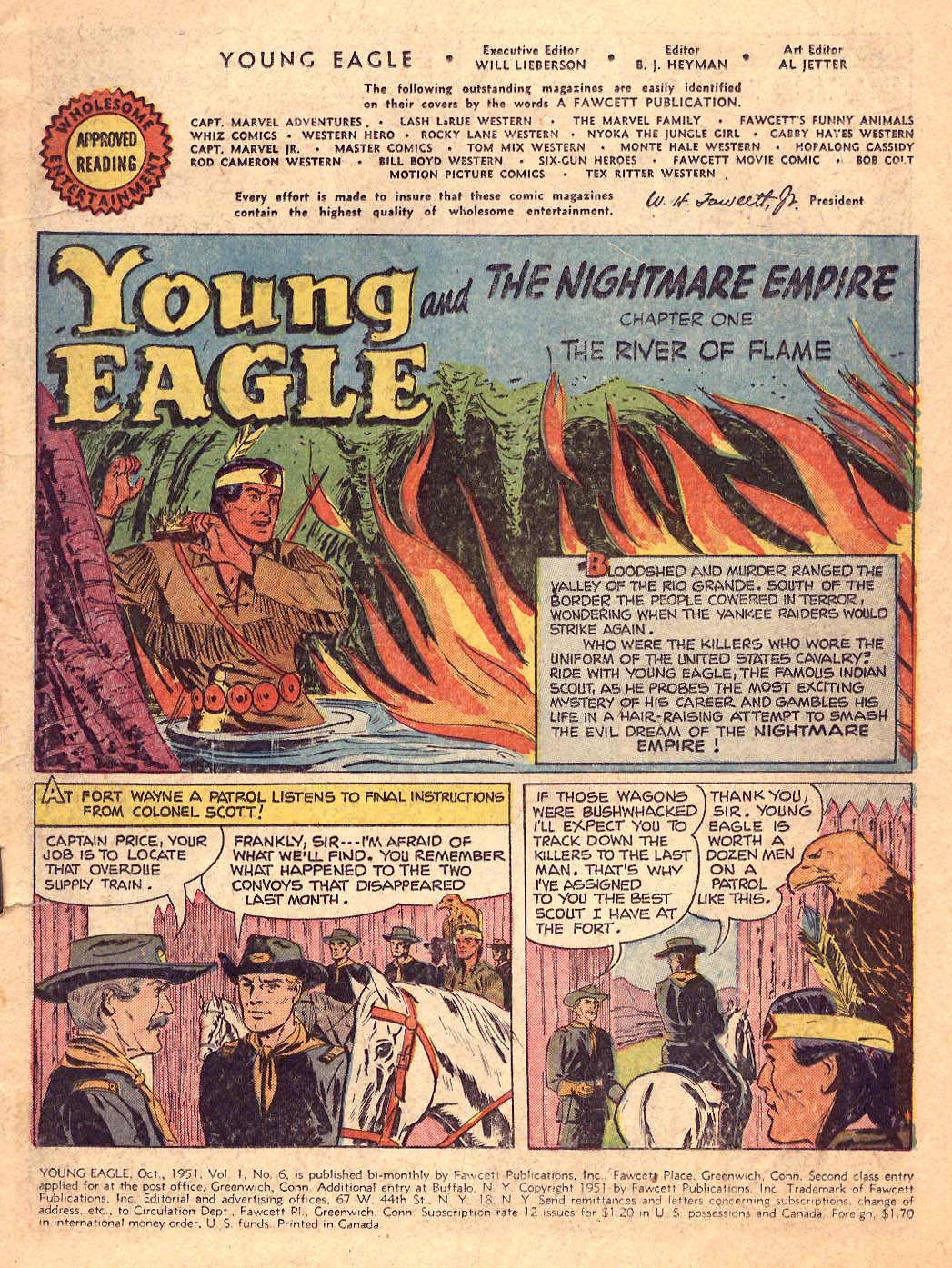 Read online Young Eagle comic -  Issue #6 - 3