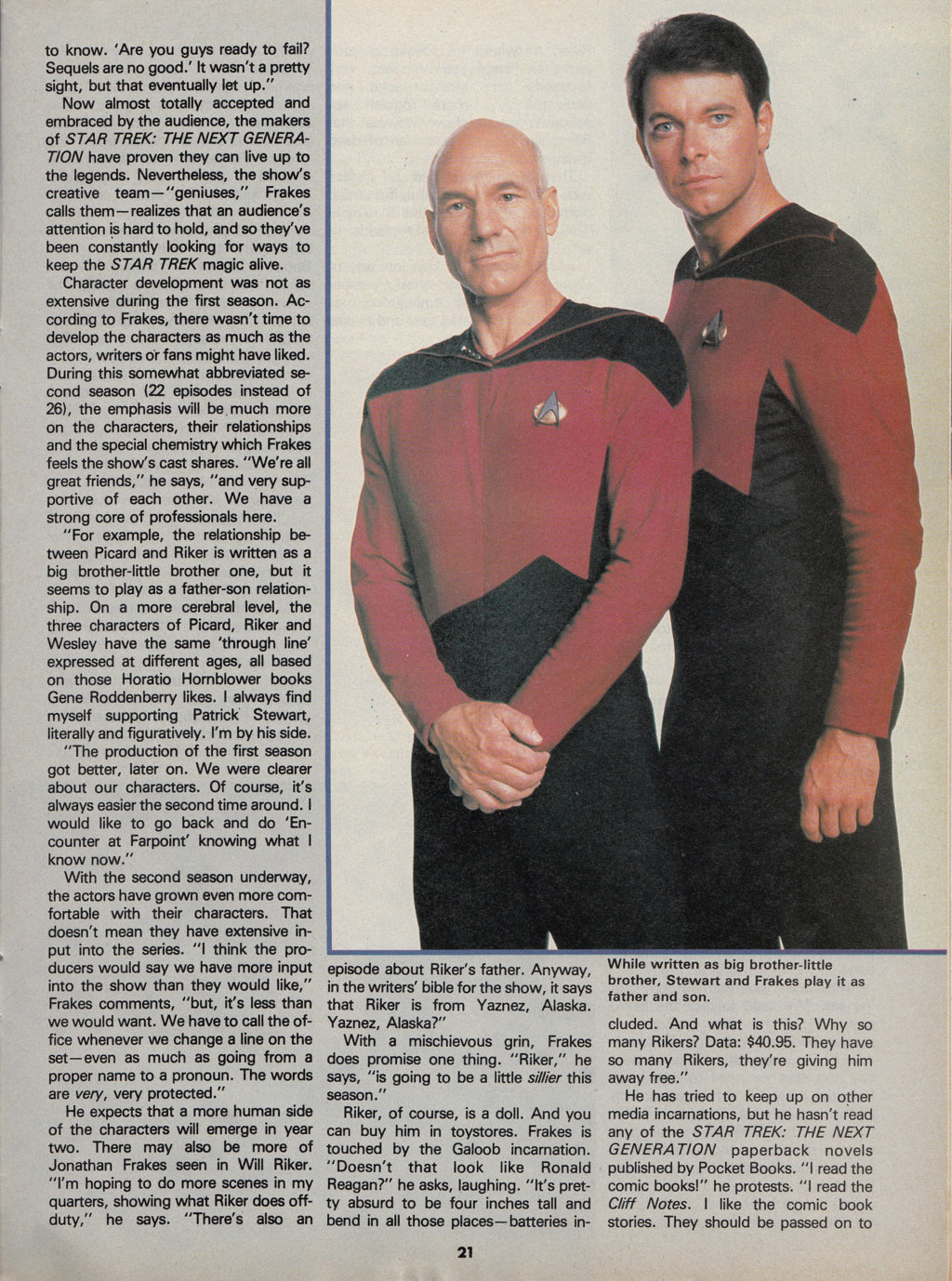 Read online Star Trek The Next Generation (1990) comic -  Issue #8 - 21