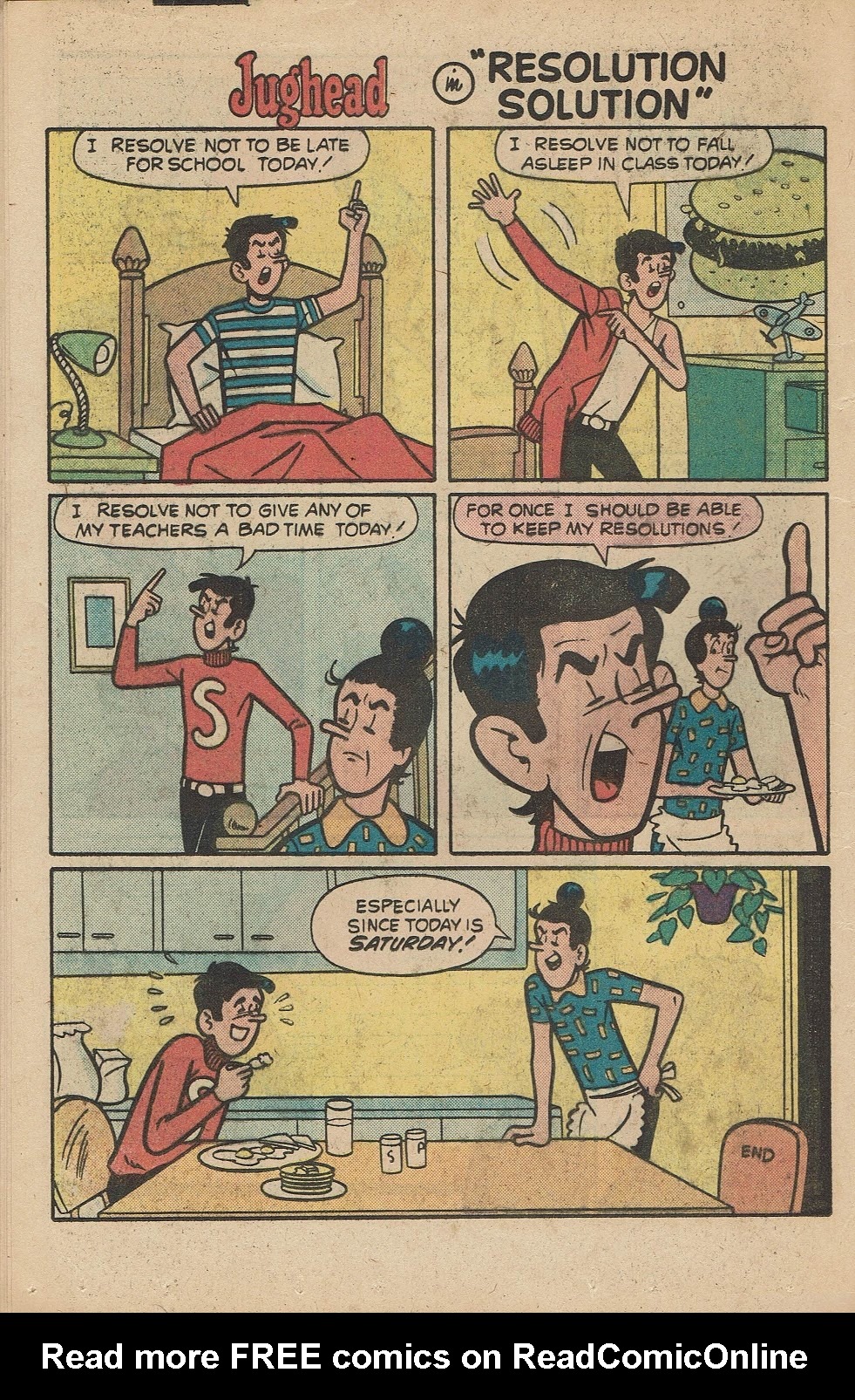 Read online Jughead's Jokes comic -  Issue #68 - 16