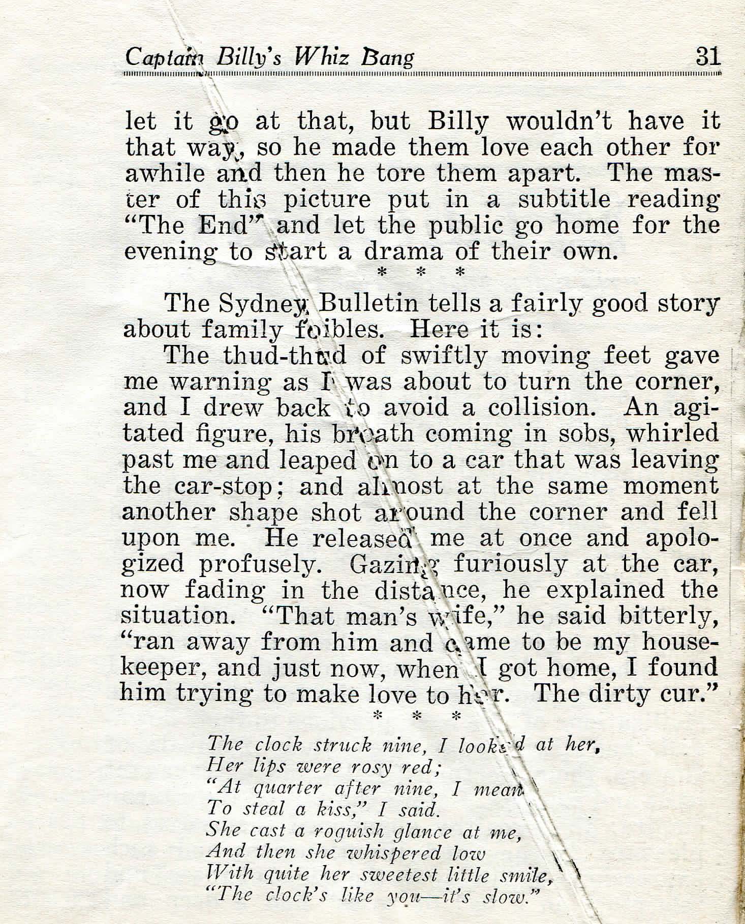 Read online Captain Billy's Whiz Bang comic -  Issue #23 - 33