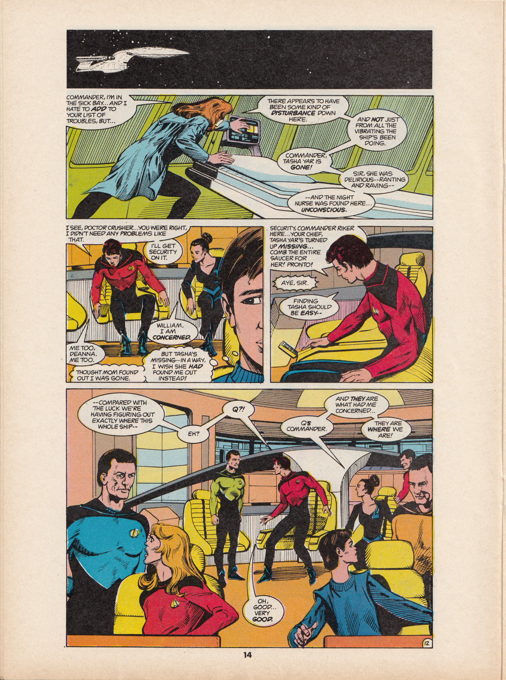 Read online Star Trek The Next Generation (1990) comic -  Issue #5 - 14