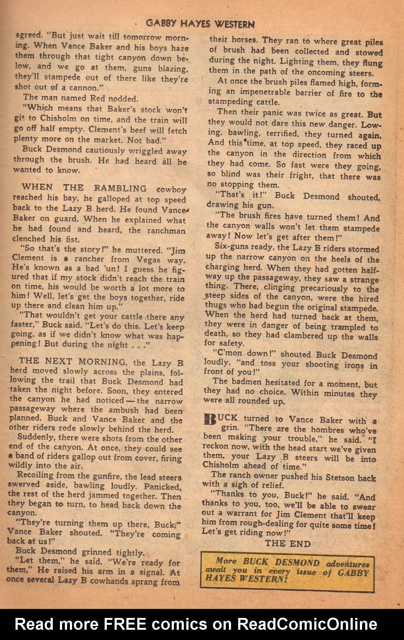 Read online Gabby Hayes Western comic -  Issue #7 - 11