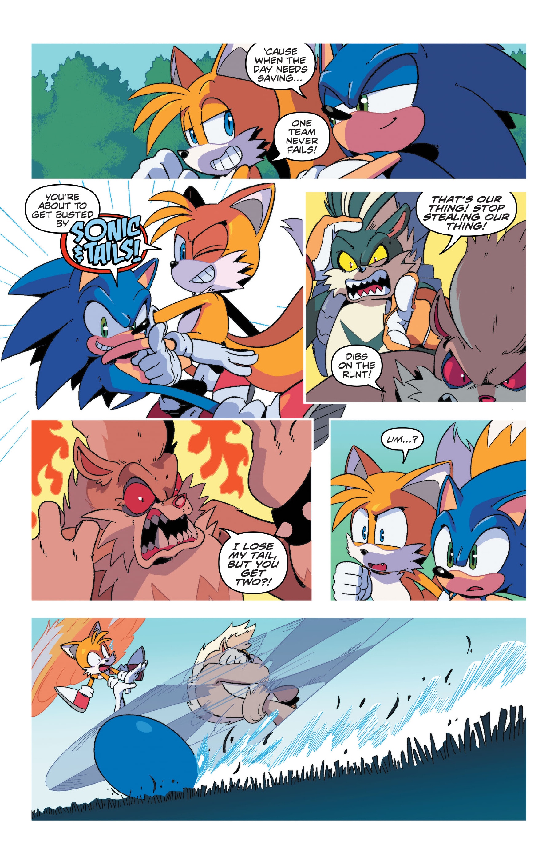 Read online Sonic the Hedgehog: Sonic & Tails: Best Buds Forever comic -  Issue # TPB - 43
