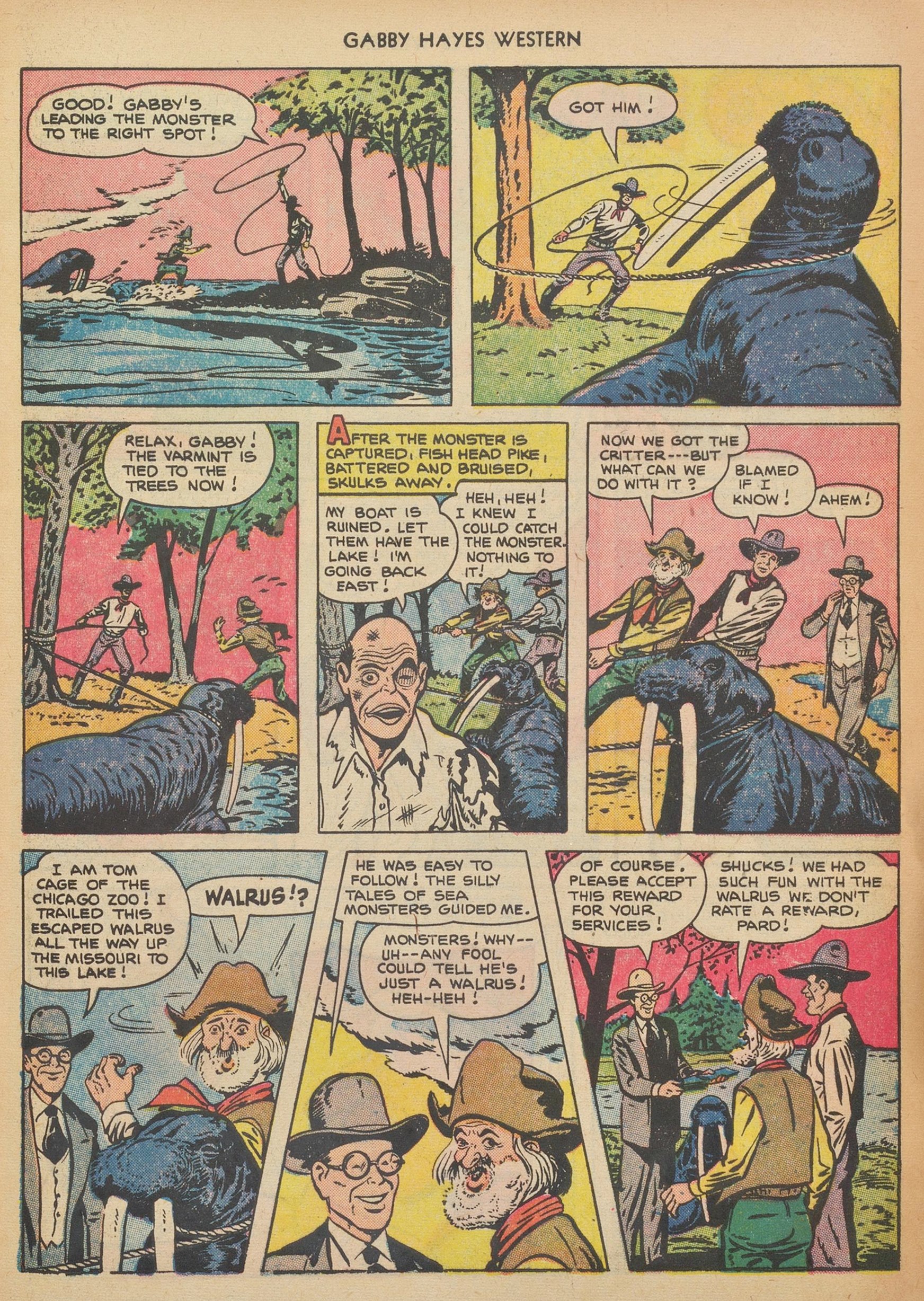 Read online Gabby Hayes Western comic -  Issue #42 - 9