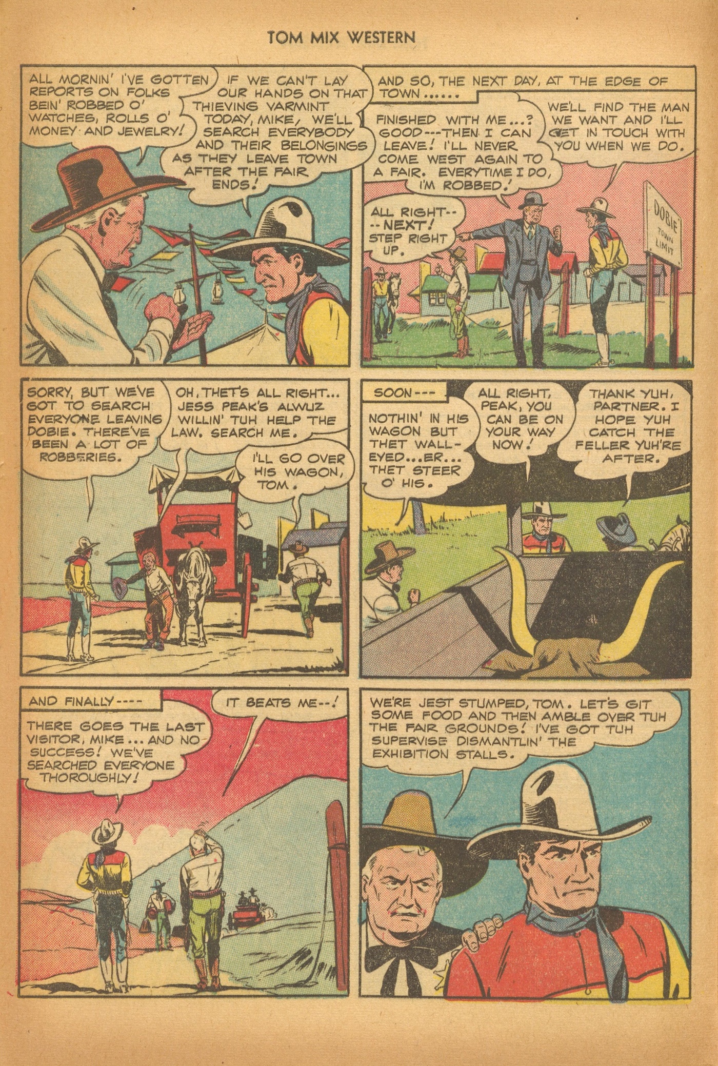 Read online Tom Mix Western (1948) comic -  Issue #6 - 20