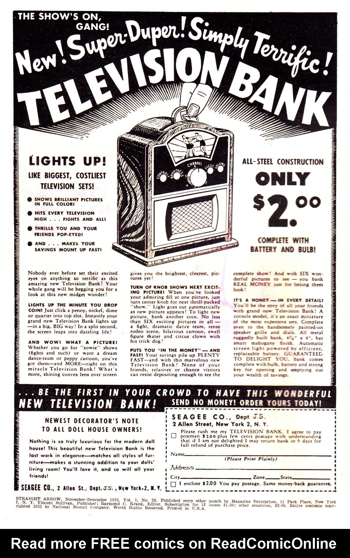 Read online Straight Arrow comic -  Issue #33 - 2