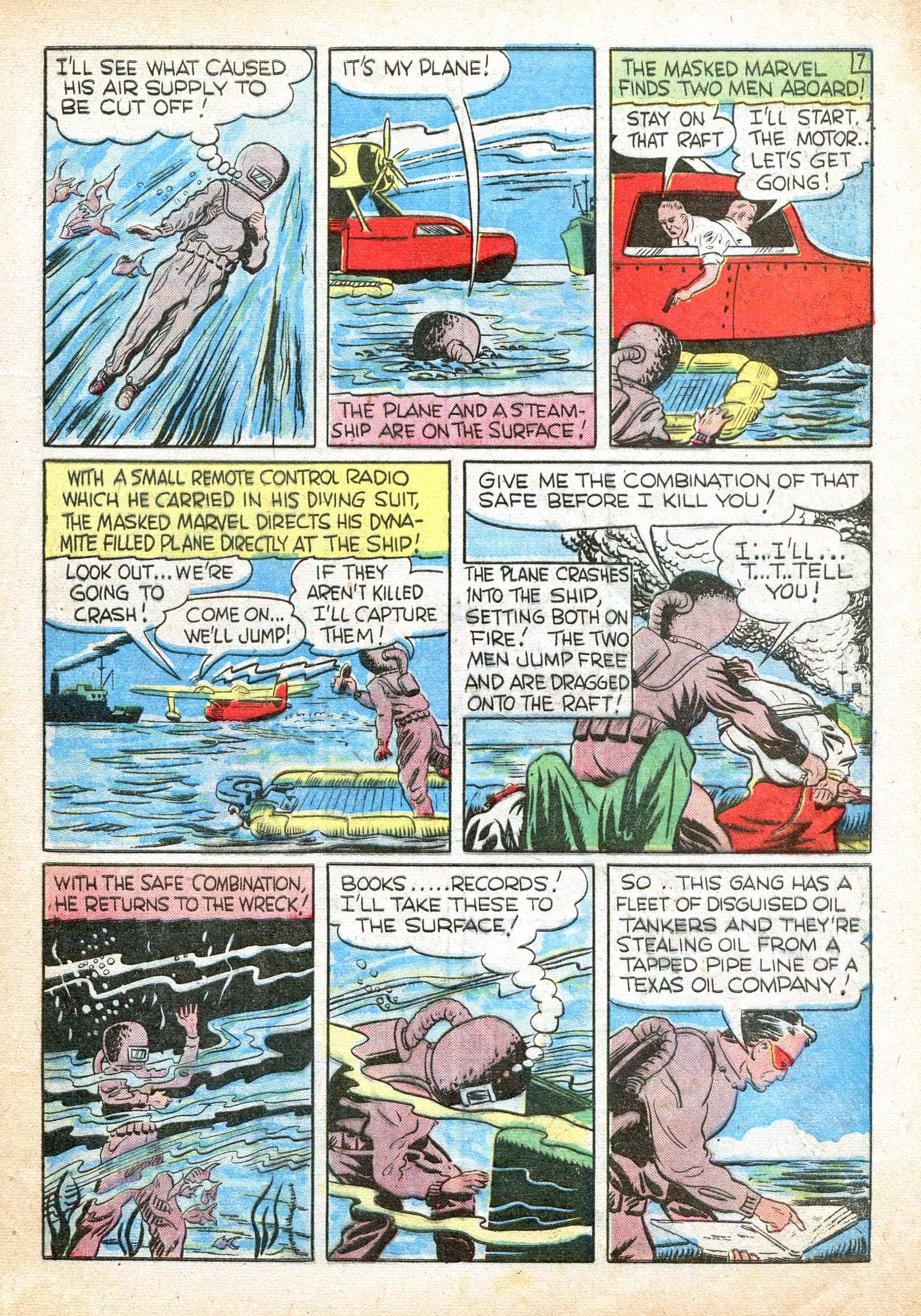 Read online Masked Marvel comic -  Issue #3 - 8