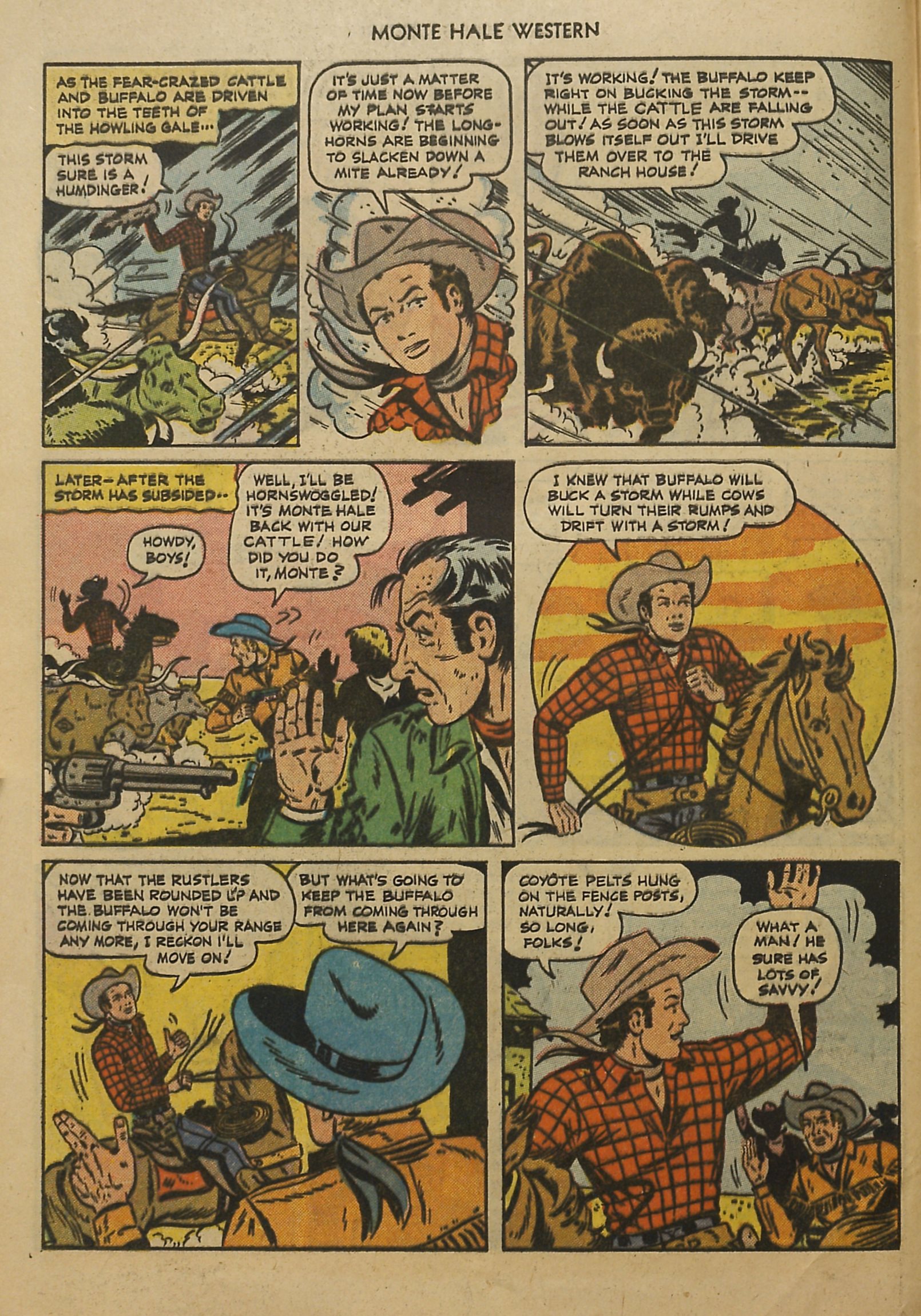 Read online Monte Hale Western comic -  Issue #52 - 12