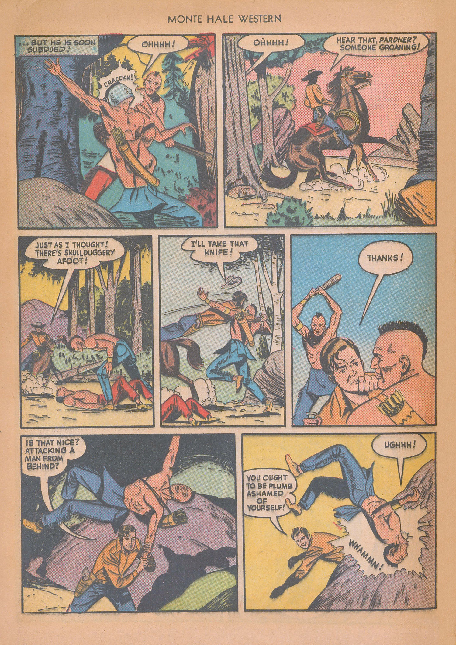 Read online Monte Hale Western comic -  Issue #32 - 44