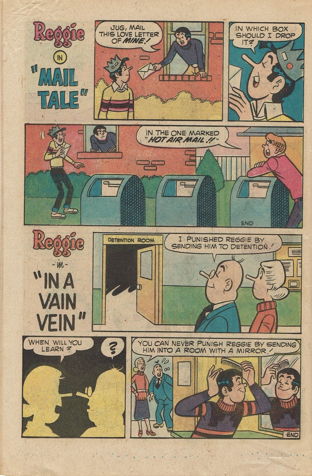 Read online Reggie's Wise Guy Jokes comic -  Issue #41 - 16