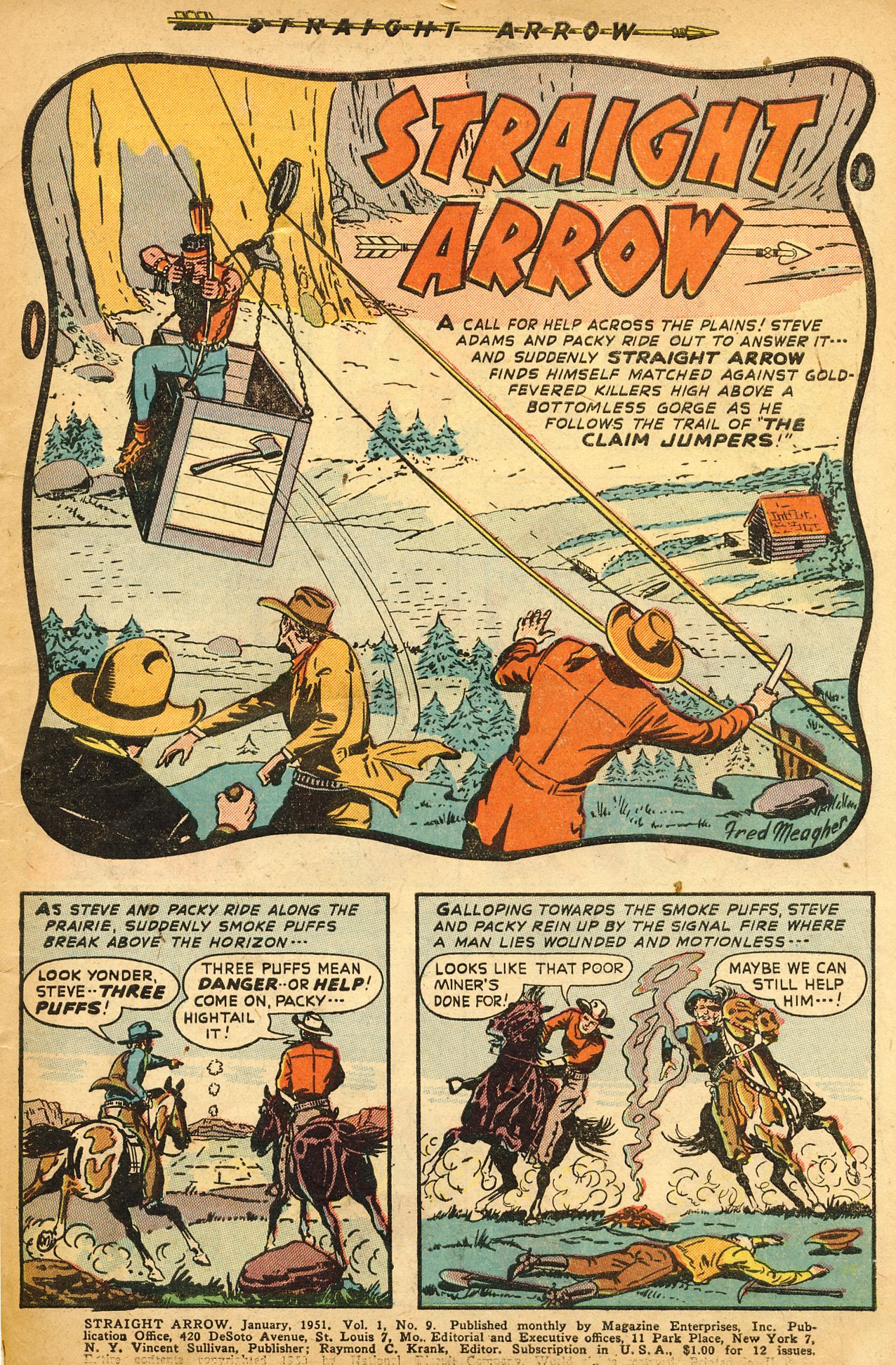 Read online Straight Arrow comic -  Issue #9 - 3