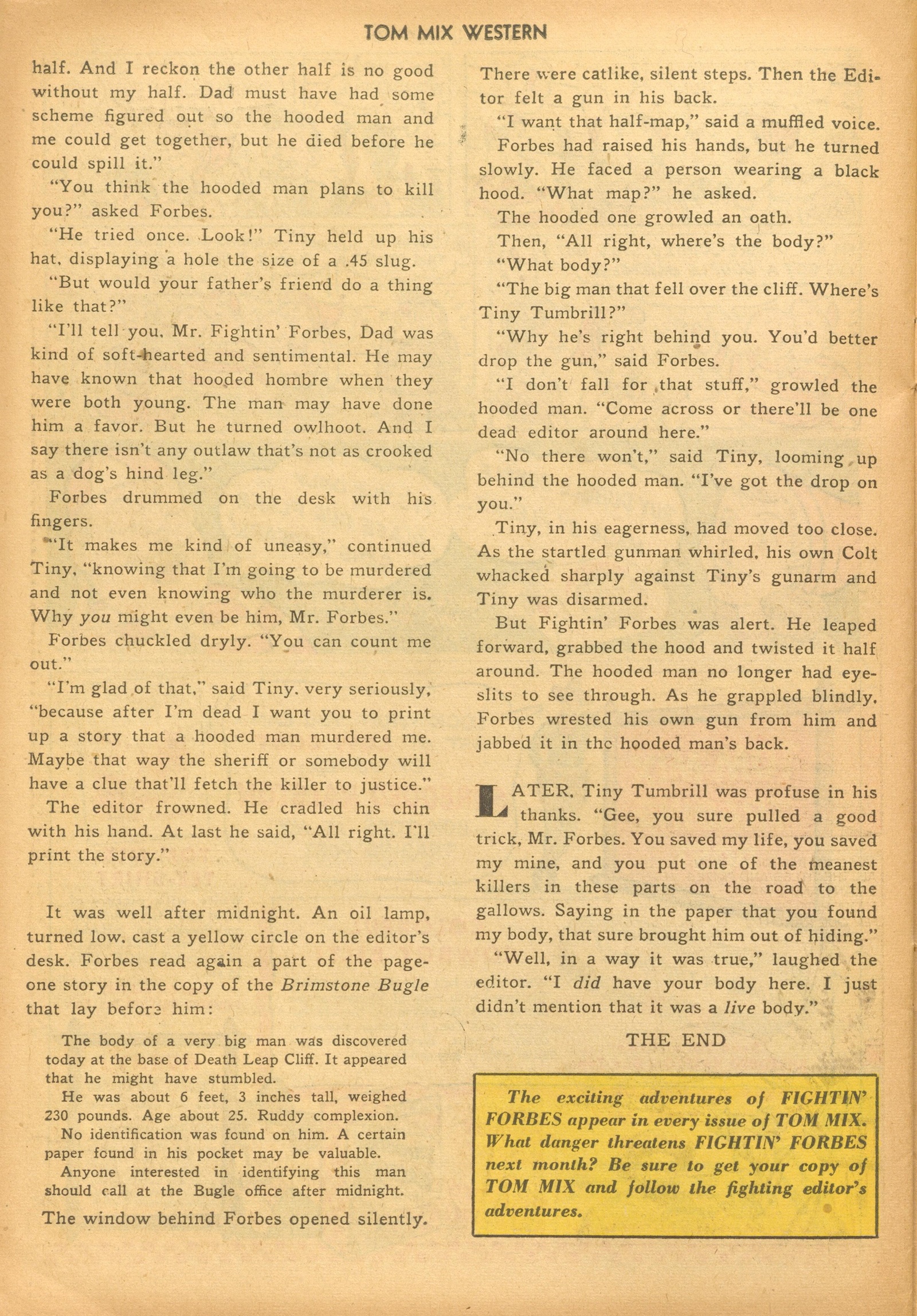 Read online Tom Mix Western (1948) comic -  Issue #30 - 26