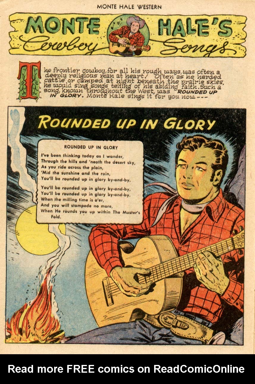 Read online Monte Hale Western comic -  Issue #58 - 19