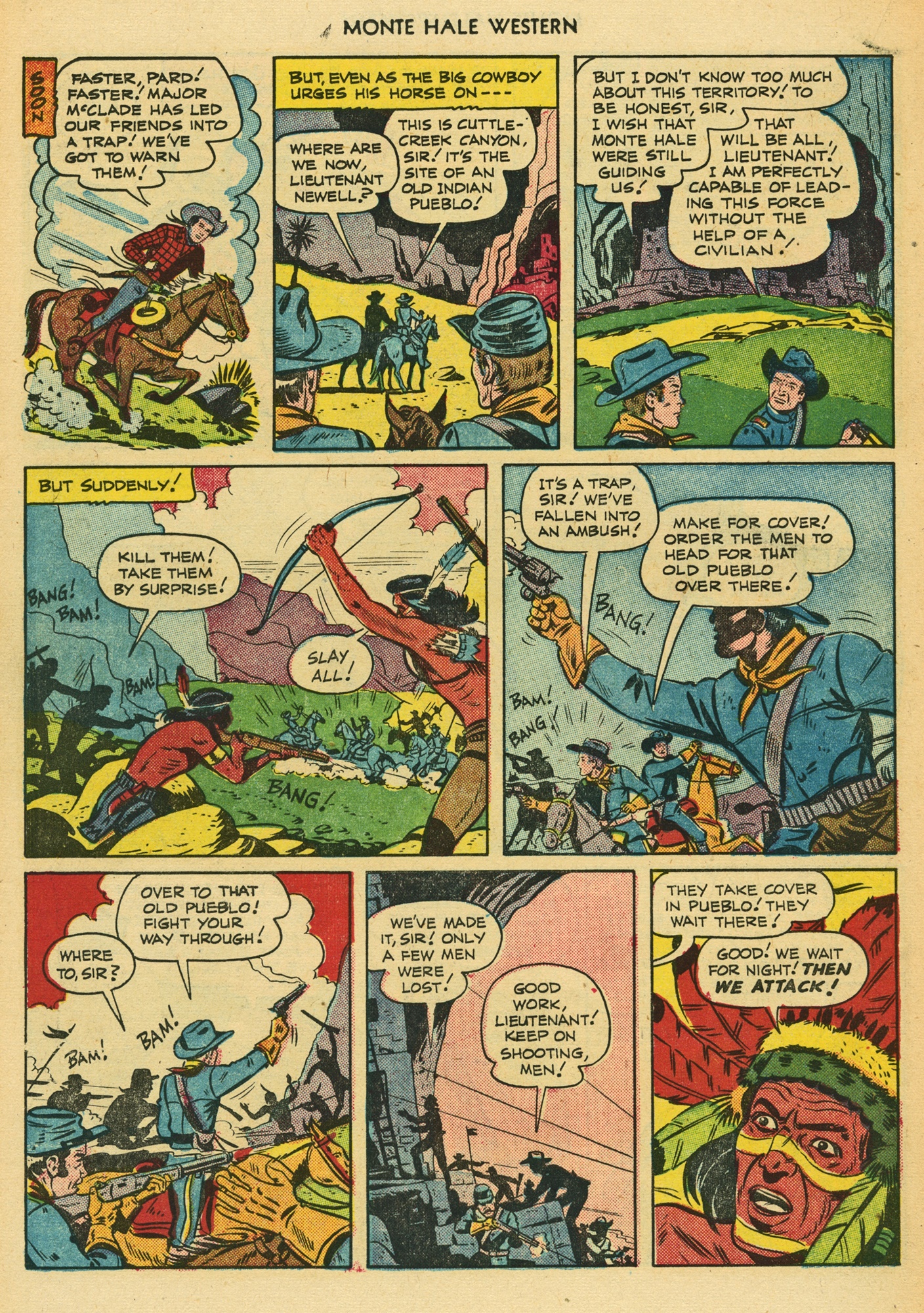 Read online Monte Hale Western comic -  Issue #60 - 18