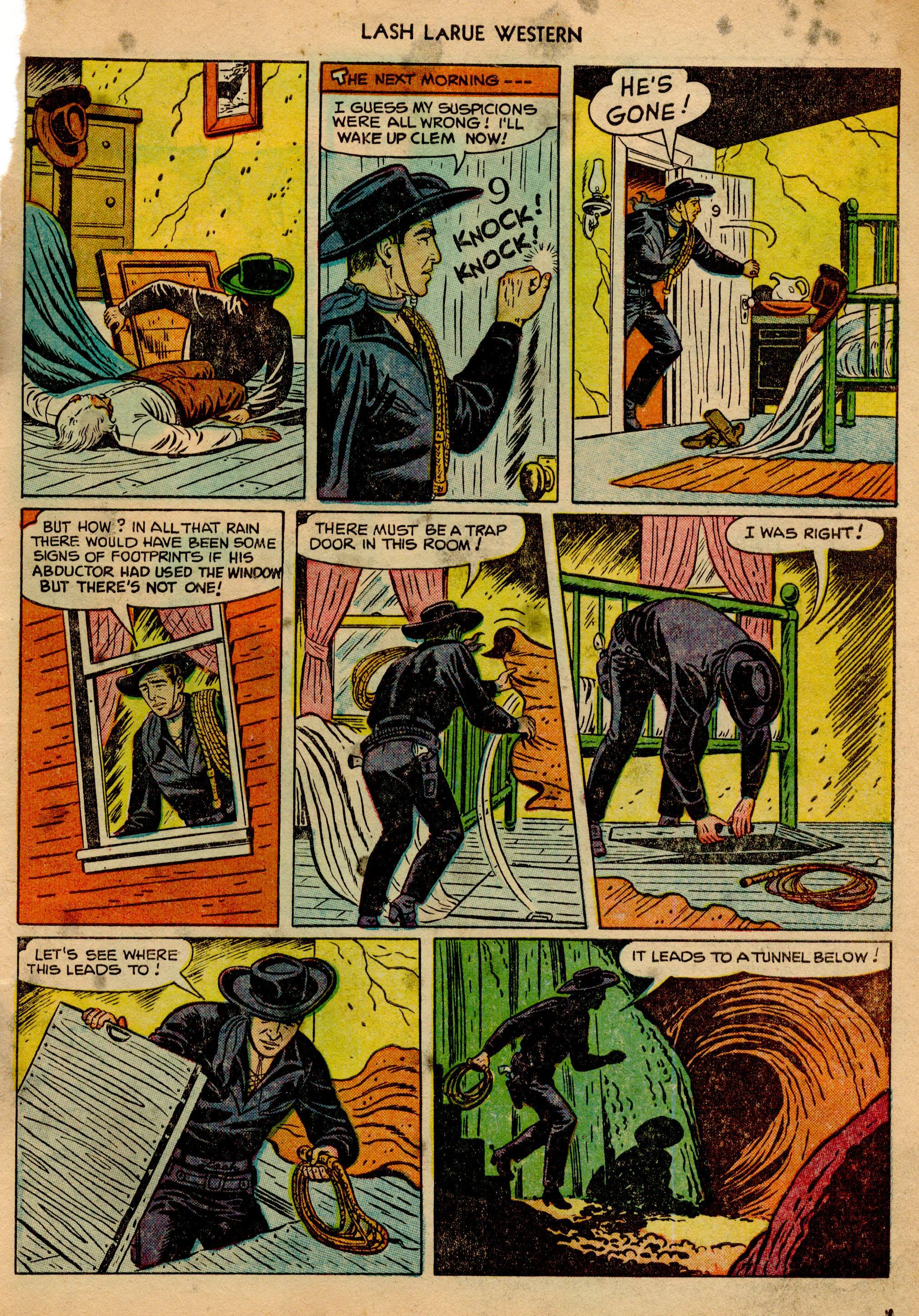 Read online Lash Larue Western (1949) comic -  Issue #23 - 30