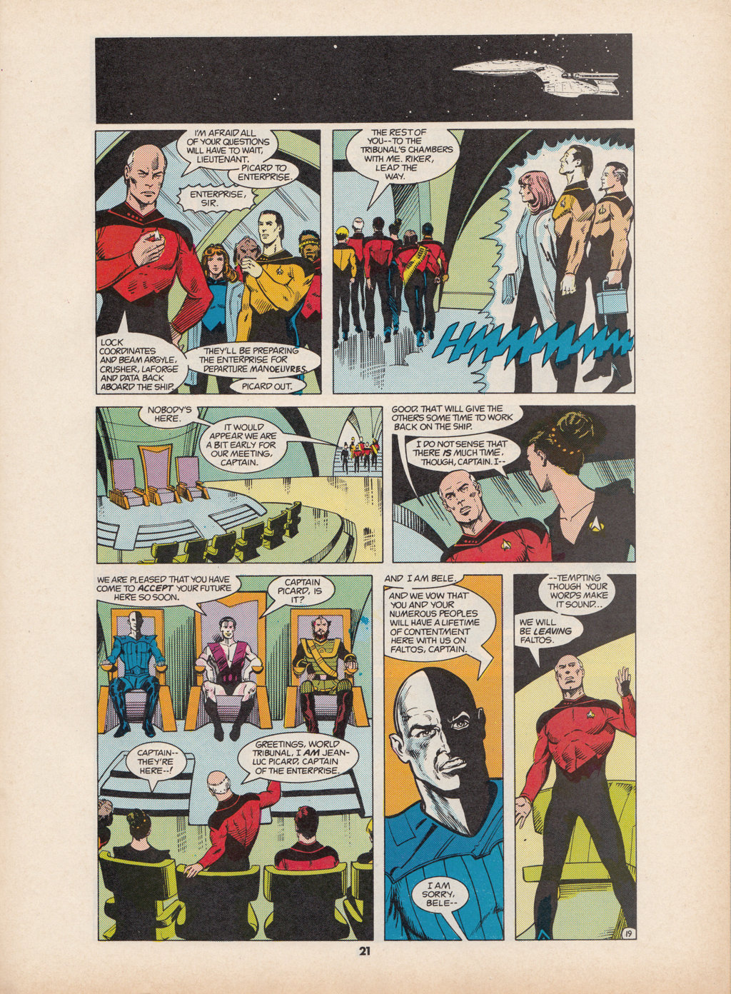 Read online Star Trek The Next Generation (1990) comic -  Issue #7 - 21