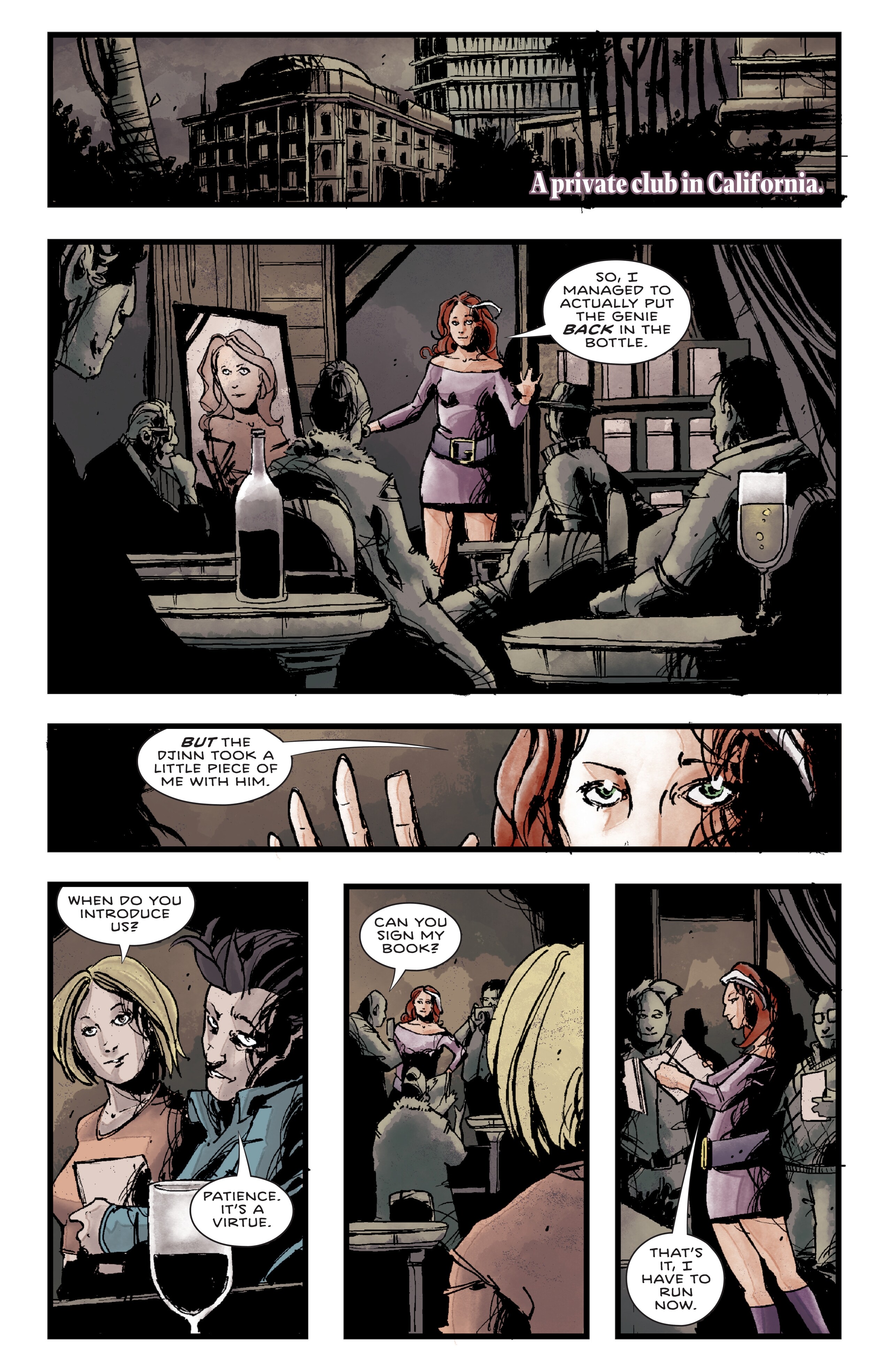 Read online The Case of the Bleeding Wall comic -  Issue #1 - 4