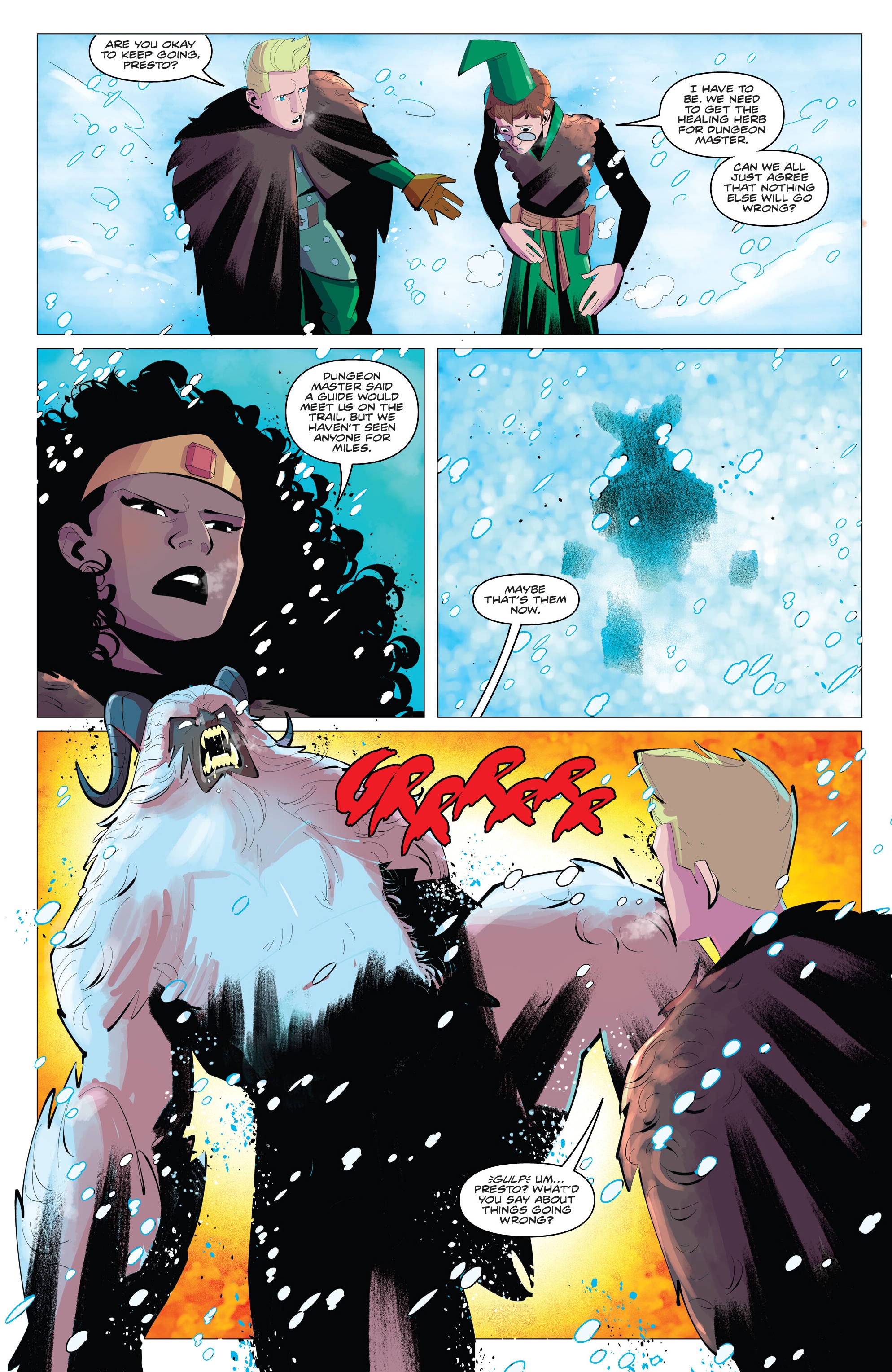 Read online Dungeons & Dragons: Saturday Morning Adventures (2024) comic -  Issue #1 - 5