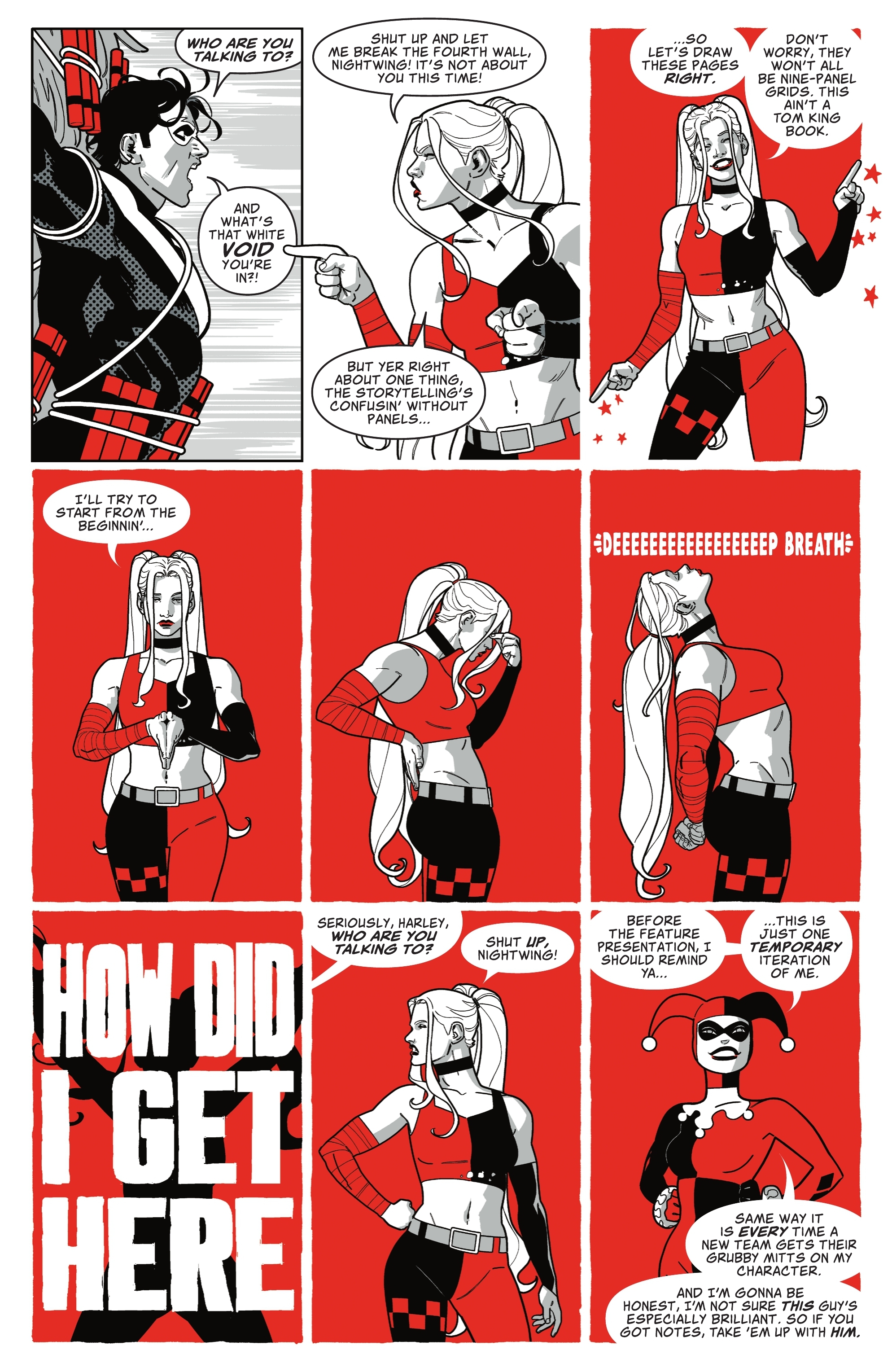 Read online Harley Quinn: Black   White   Redder comic -  Issue #6 - 9