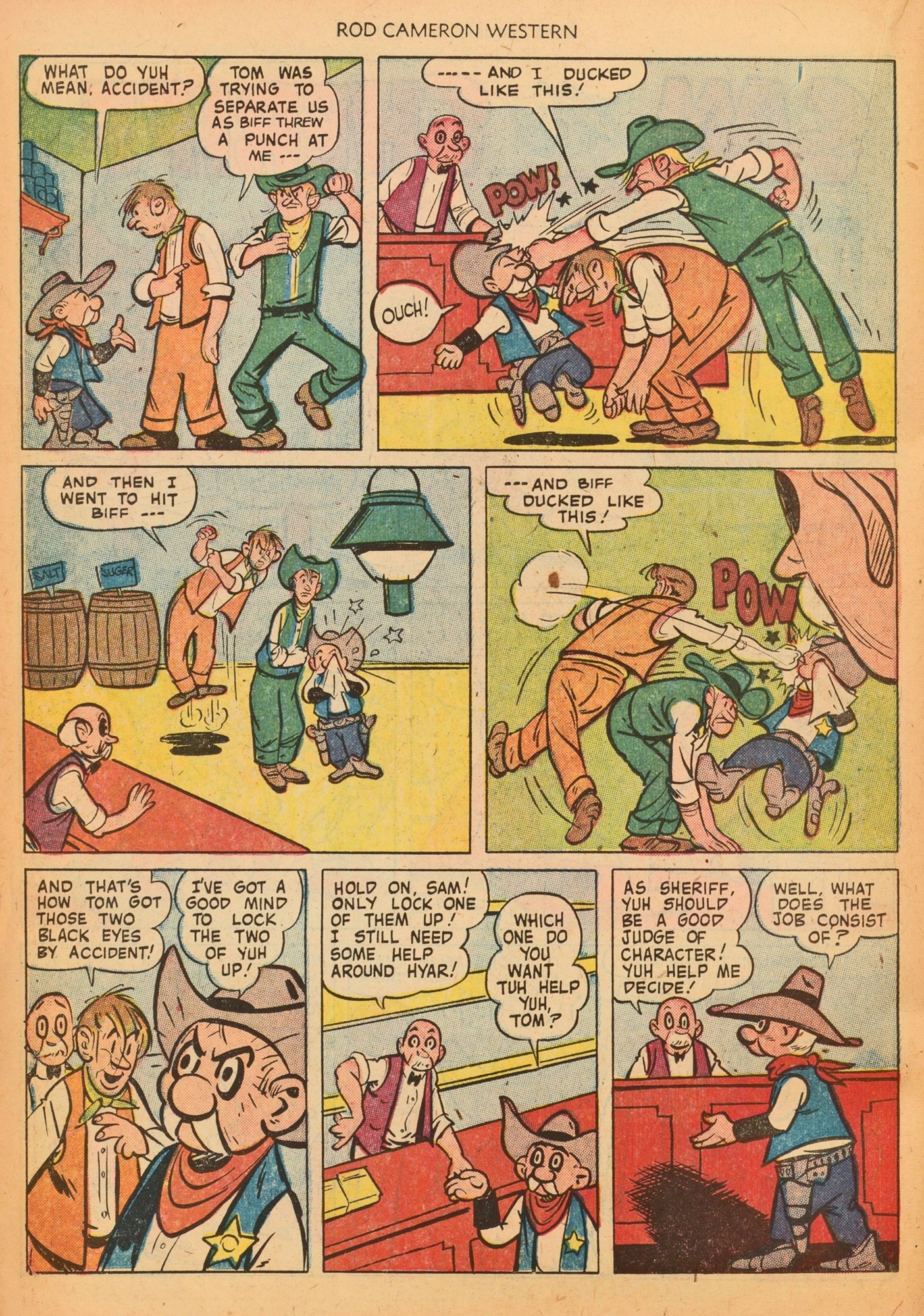Read online Rod Cameron Western comic -  Issue #15 - 22