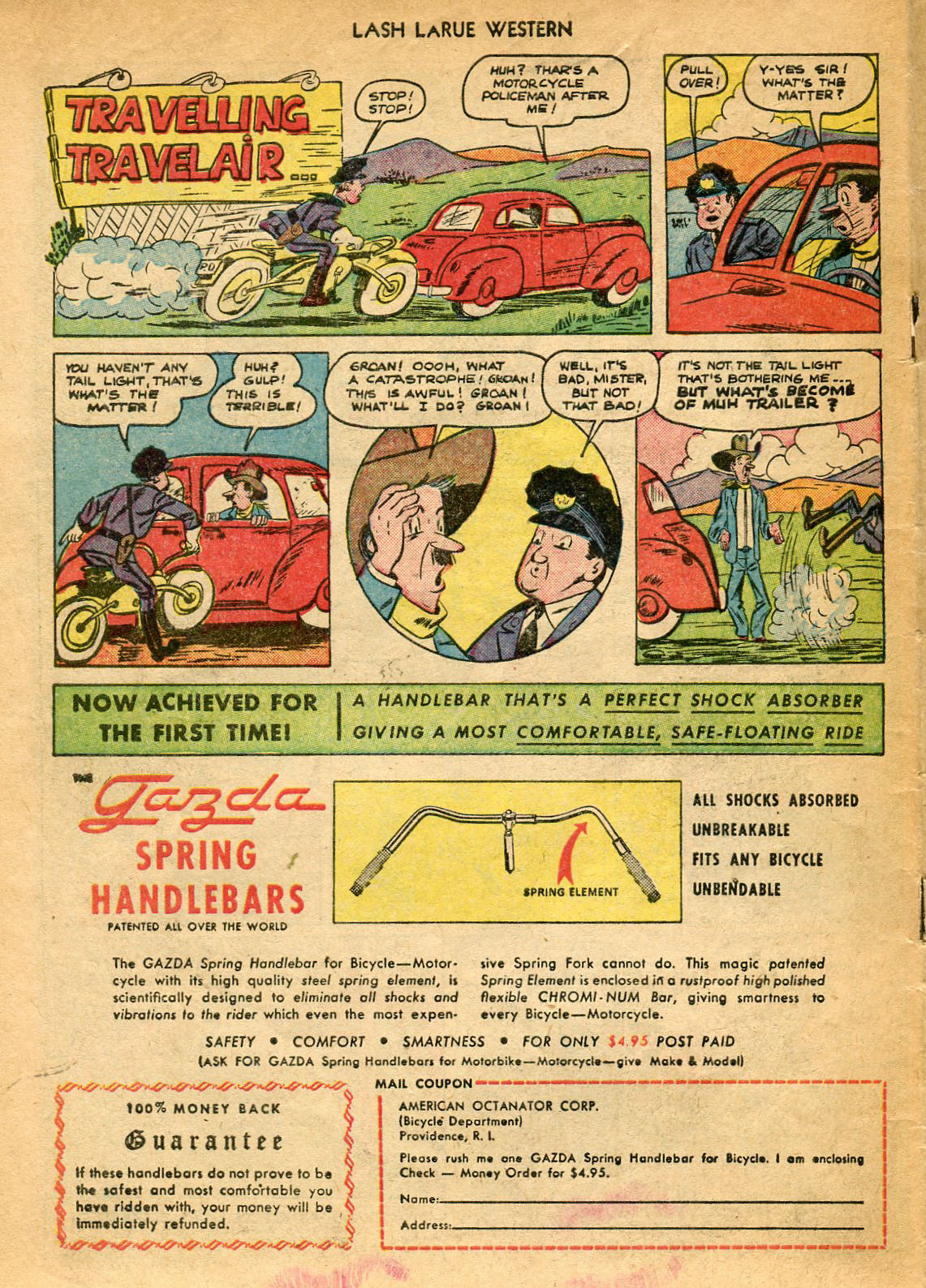Read online Lash Larue Western (1949) comic -  Issue #9 - 34