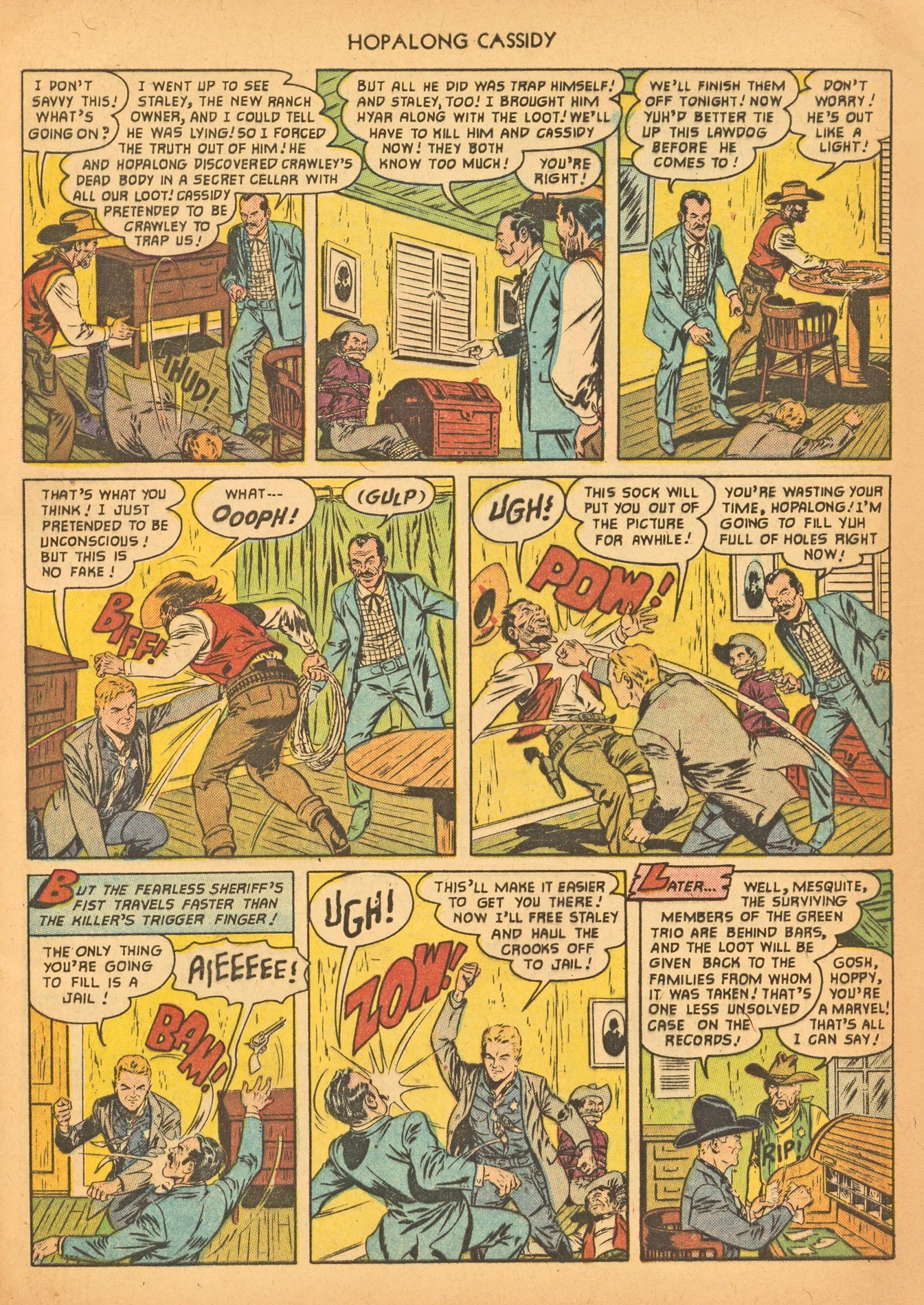 Read online Hopalong Cassidy comic -  Issue #66 - 9