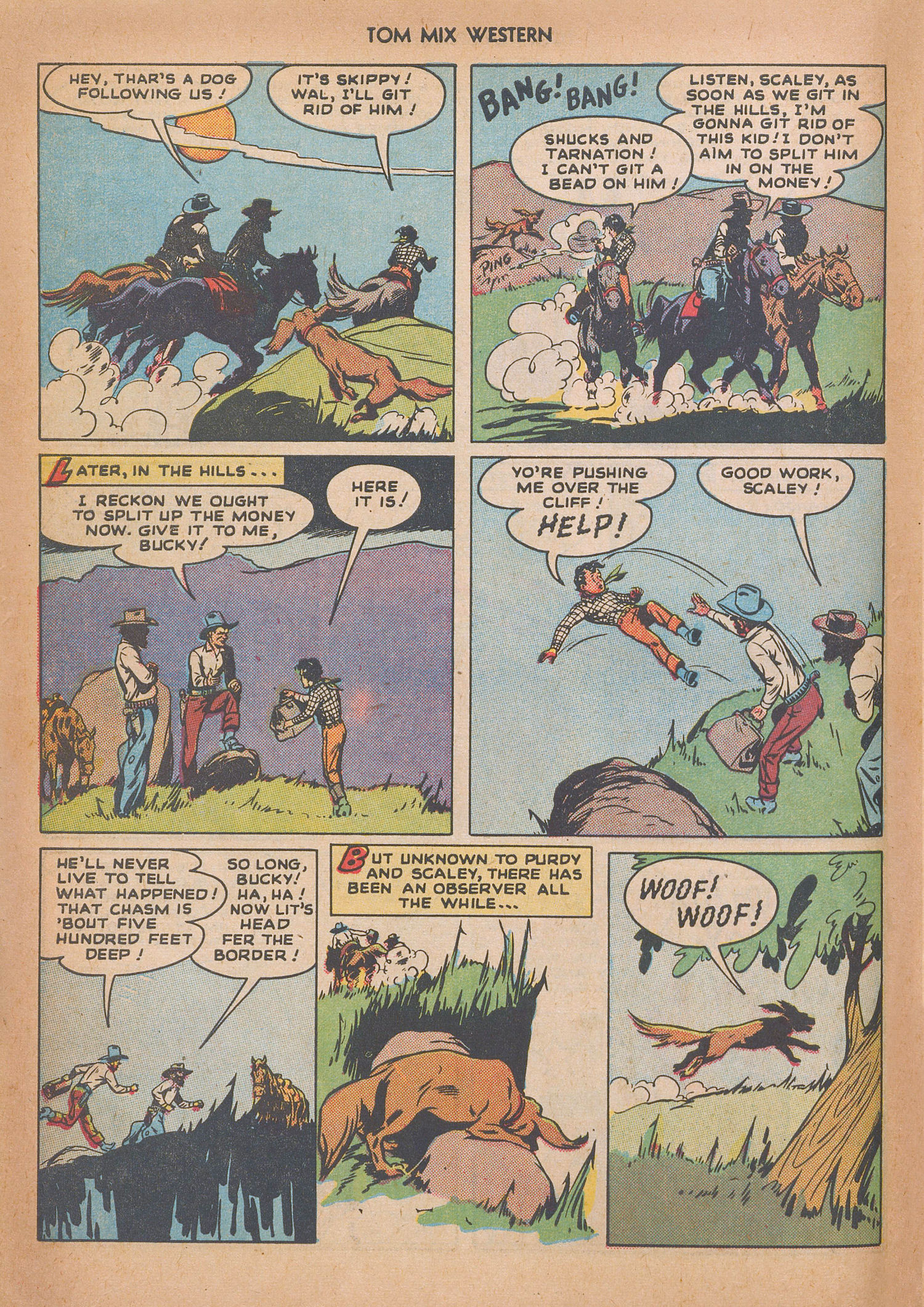Read online Tom Mix Western (1948) comic -  Issue #12 - 20