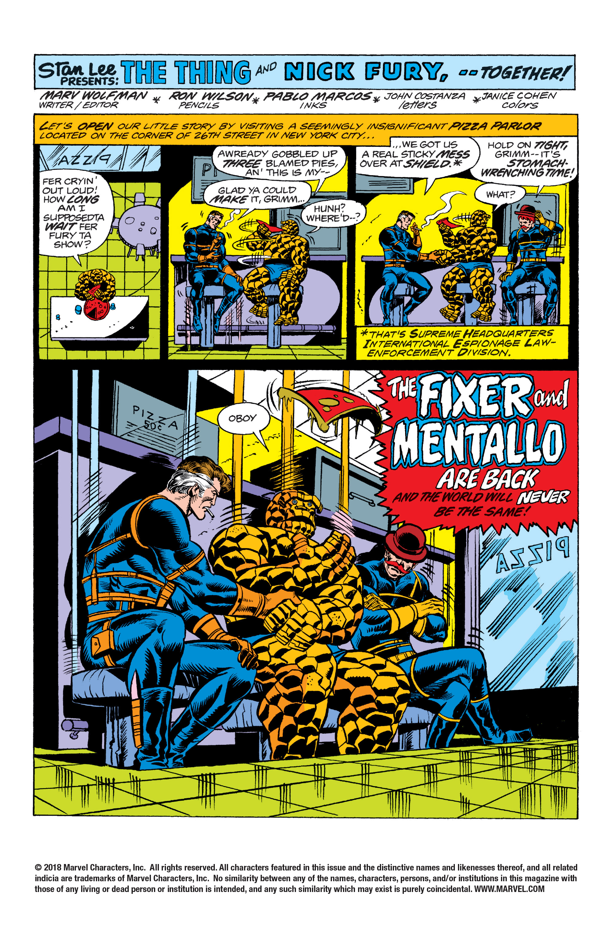 Read online Marvel Two-In-One comic -  Issue #26 - 2