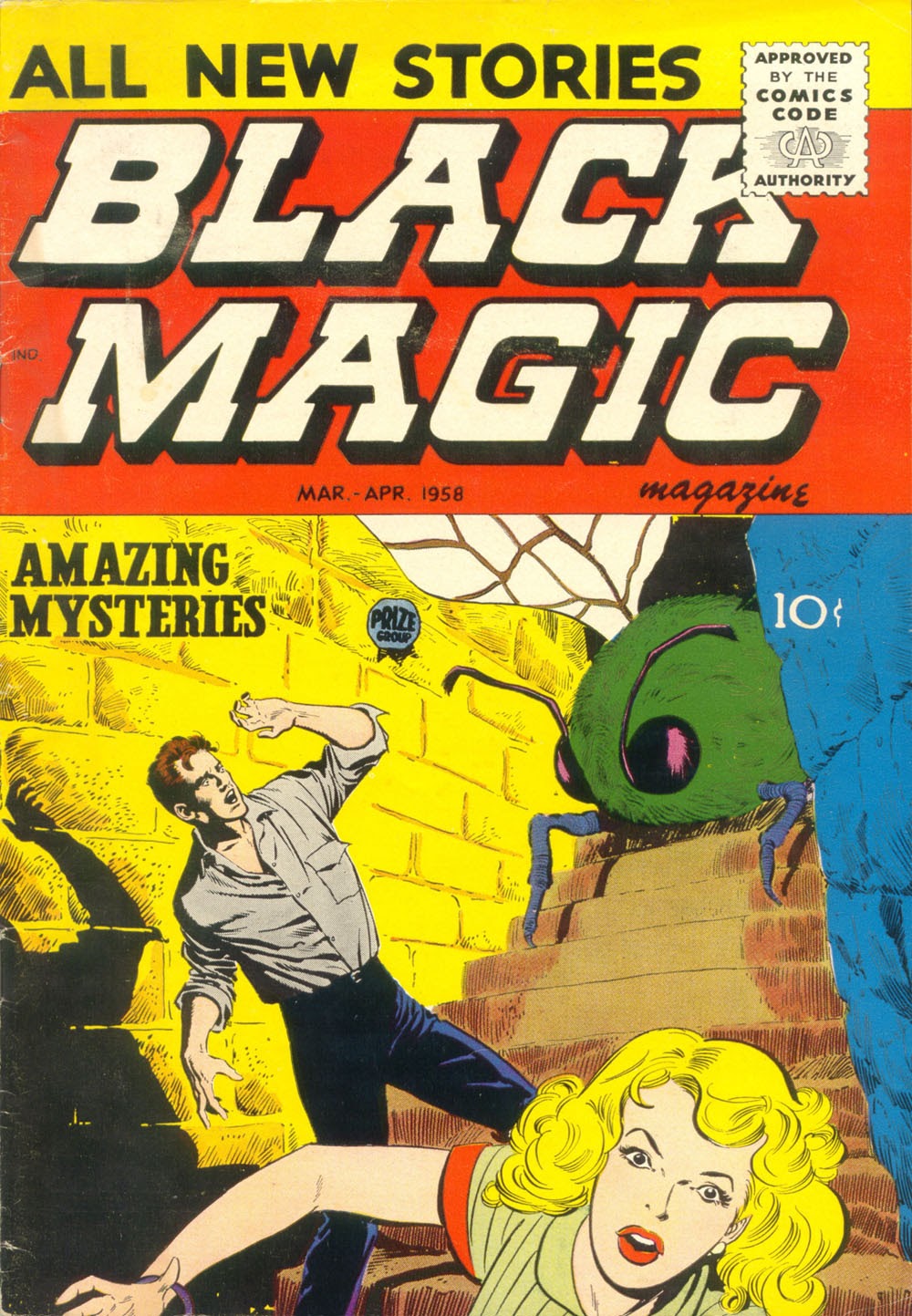Read online Black Magic (1950) comic -  Issue #37 - 1