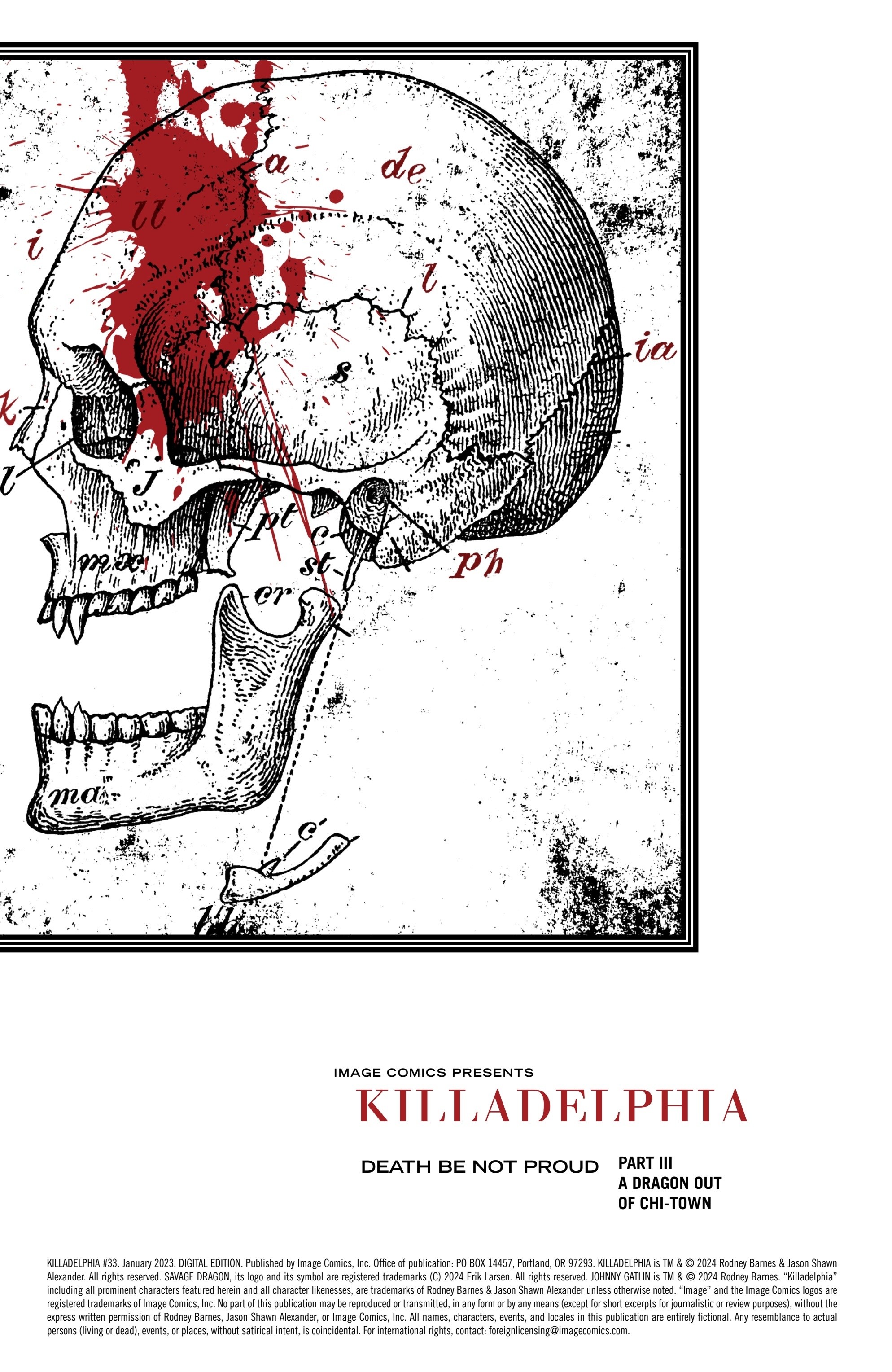 Read online Killadelphia comic -  Issue #33 - 2
