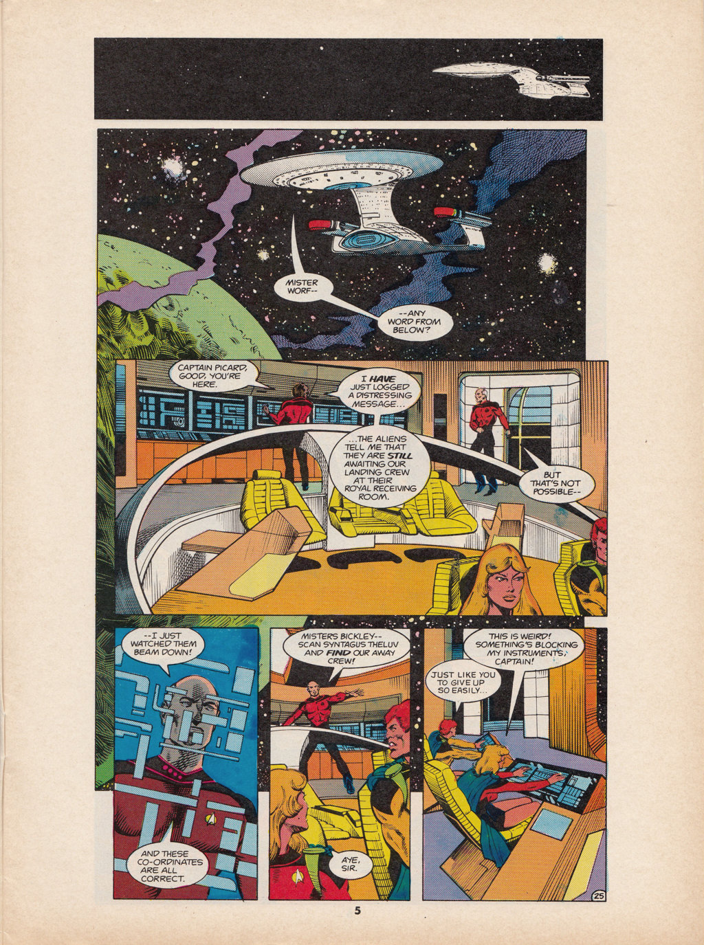 Read online Star Trek The Next Generation (1990) comic -  Issue #2 - 5