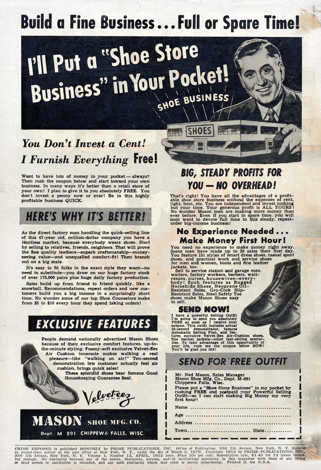 Read online Crime Exposed (1950) comic -  Issue #12 - 2