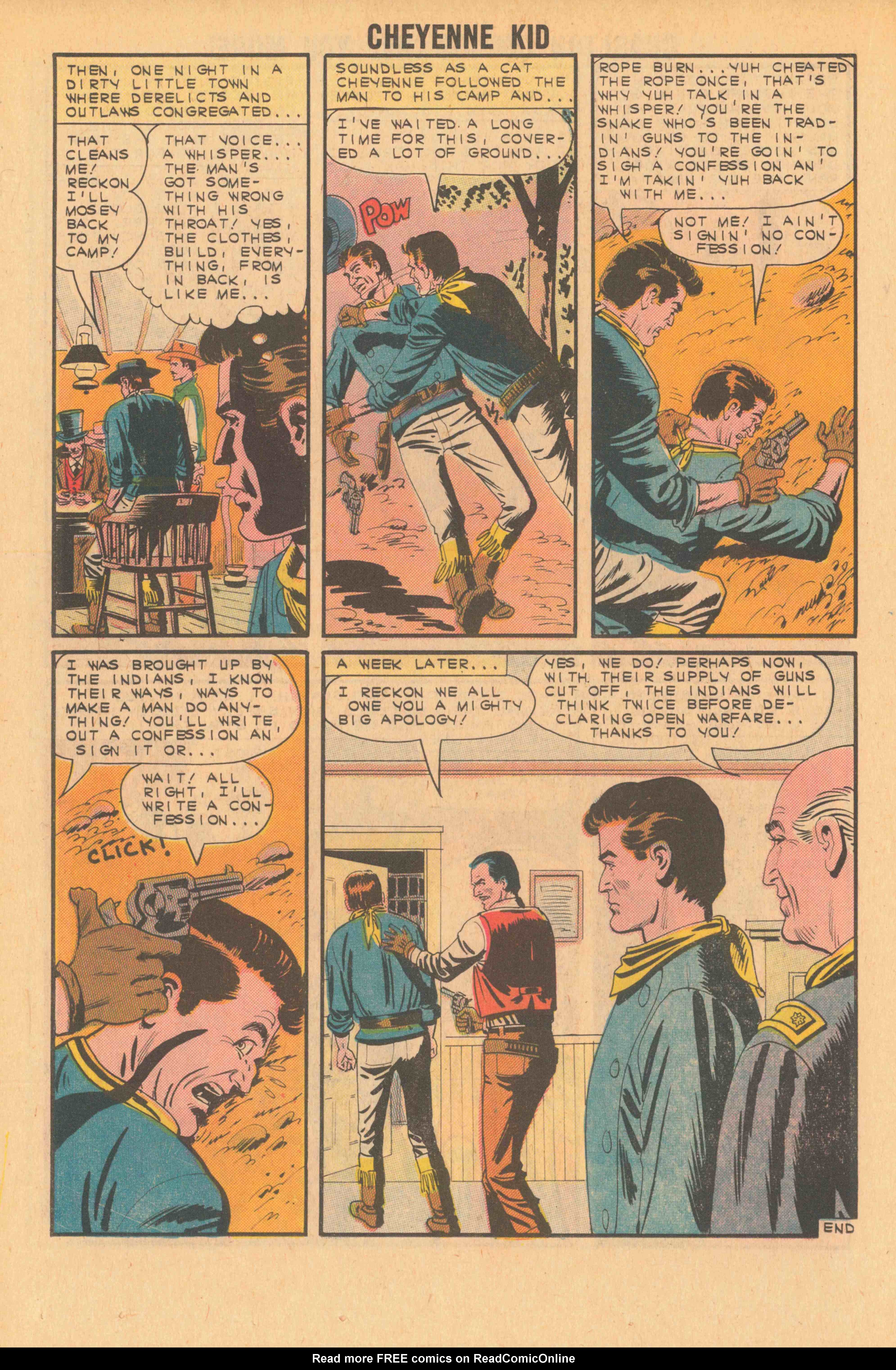 Read online Cheyenne Kid comic -  Issue #38 - 18