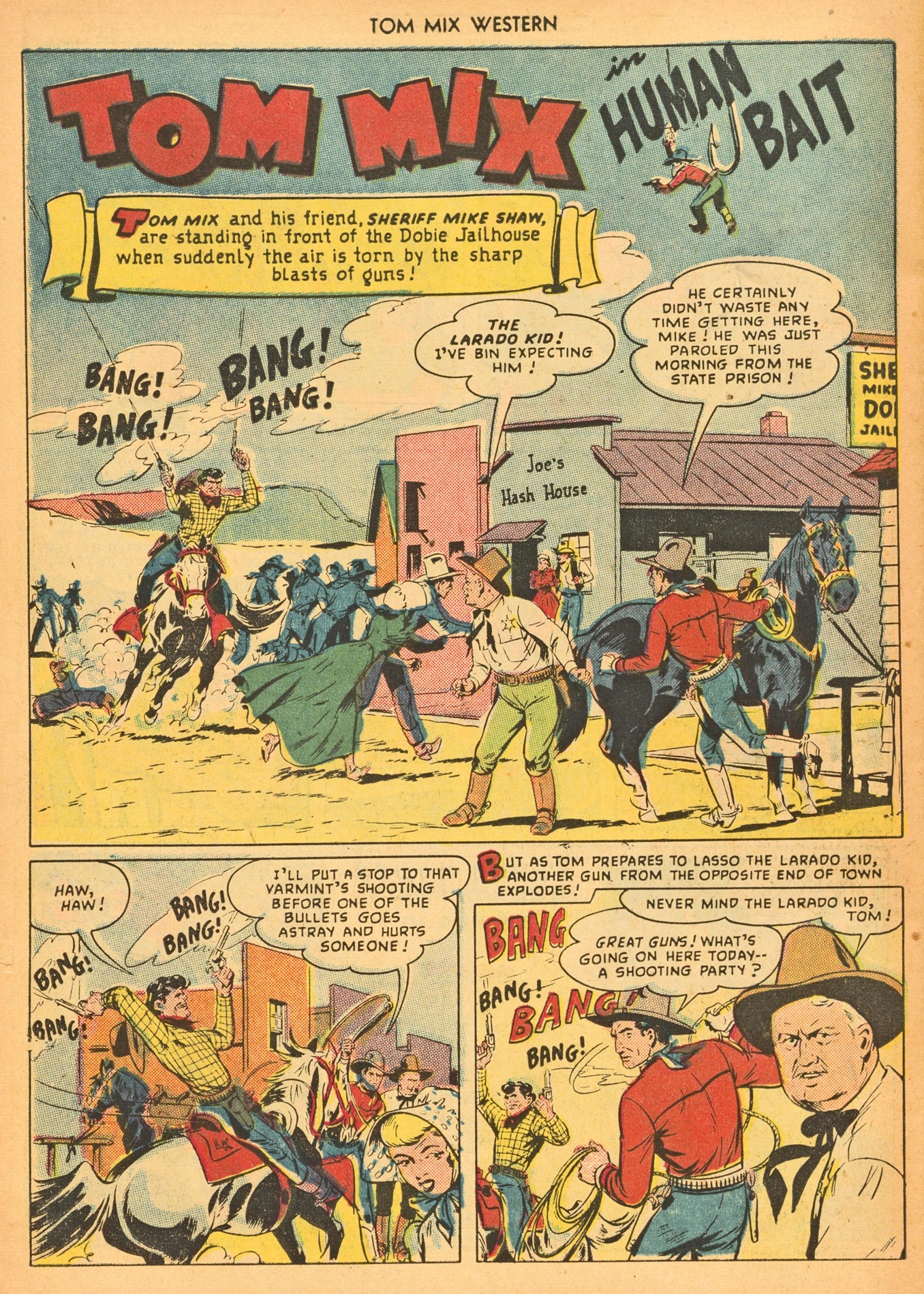 Read online Tom Mix Western (1948) comic -  Issue #22 - 26
