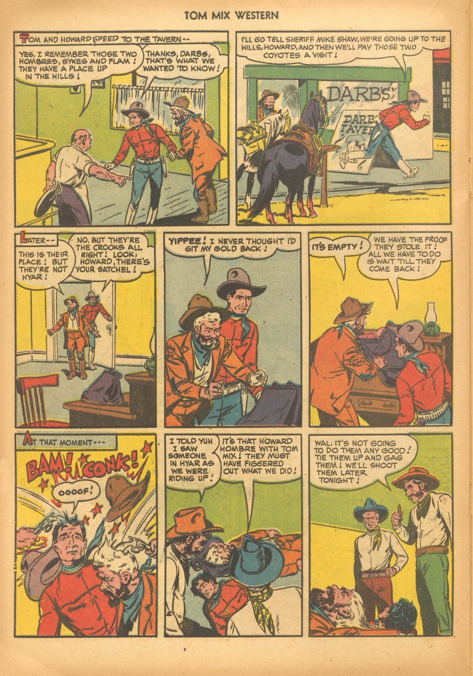 Read online Tom Mix Western (1948) comic -  Issue #30 - 20