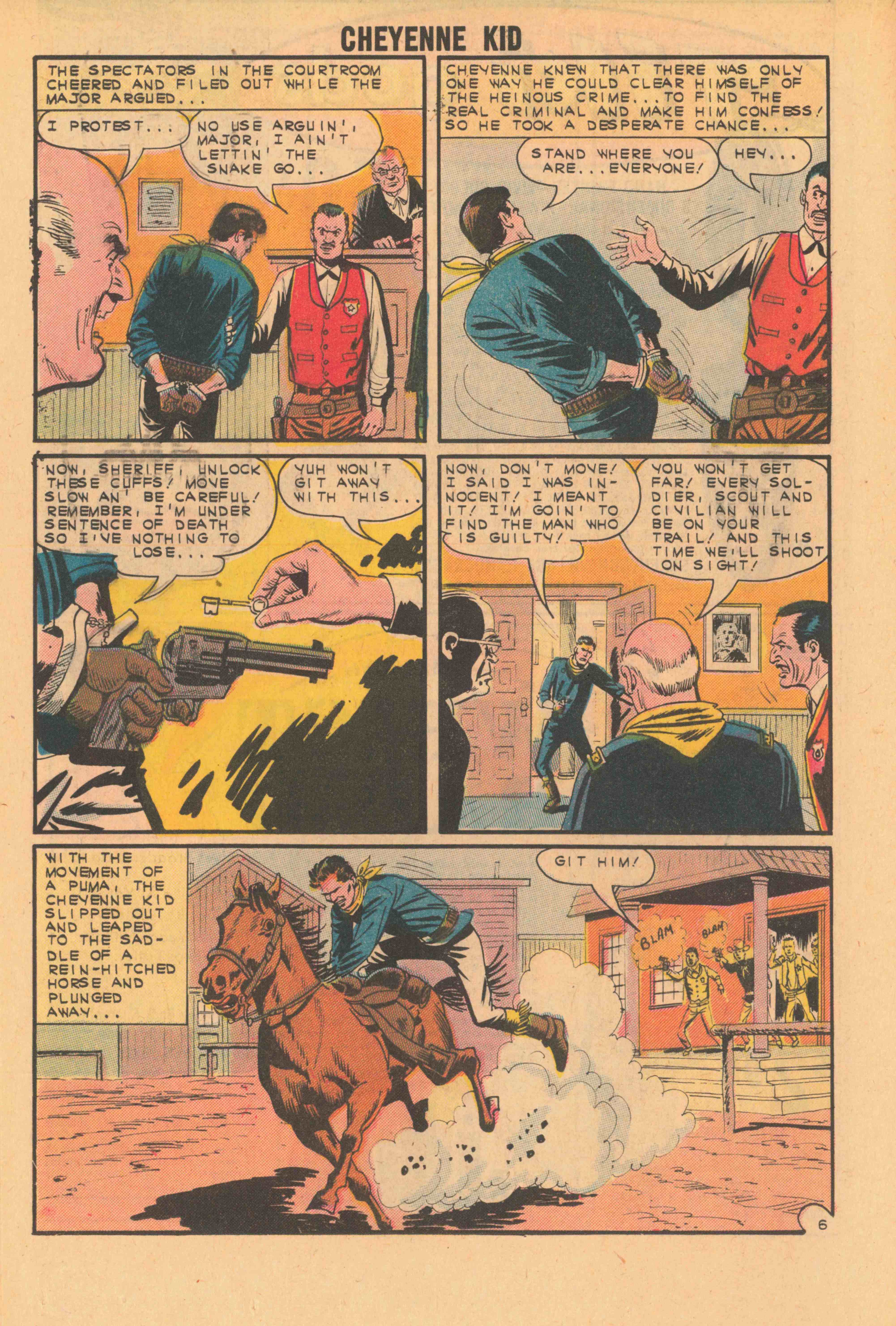 Read online Cheyenne Kid comic -  Issue #38 - 16