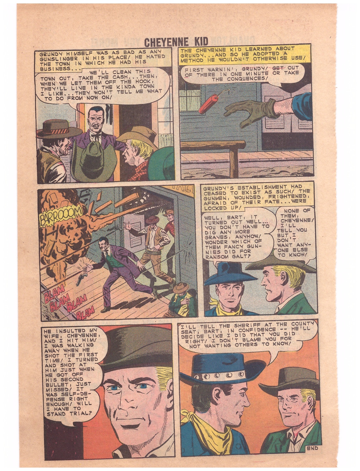 Read online Cheyenne Kid comic -  Issue #46 - 10