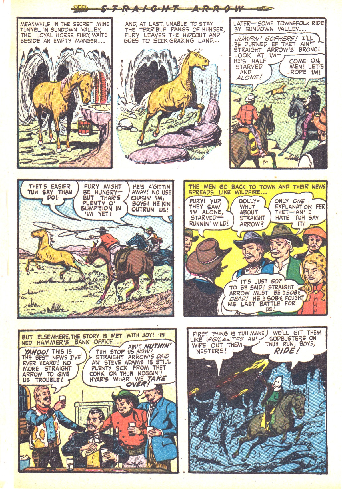 Read online Straight Arrow comic -  Issue #36 - 29