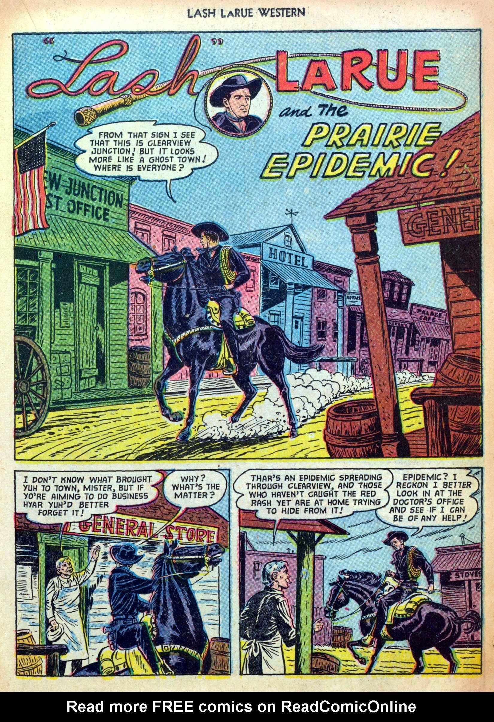 Read online Lash Larue Western (1949) comic -  Issue #38 - 15