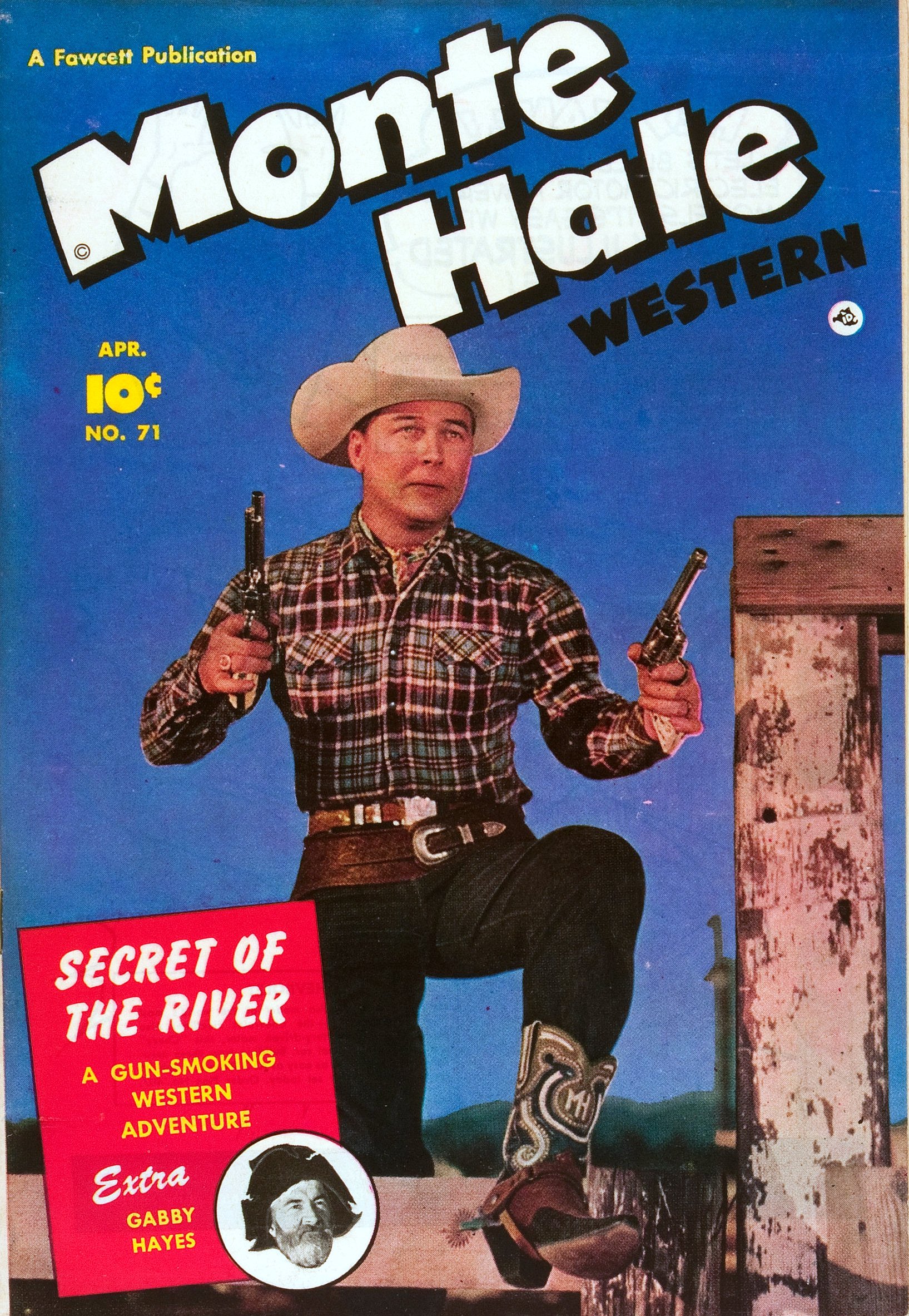 Read online Monte Hale Western comic -  Issue #71 - 1